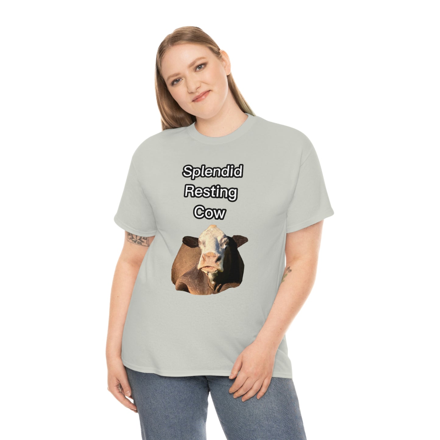 Splendid Resting Cow | Official Undertime Slopper Merch