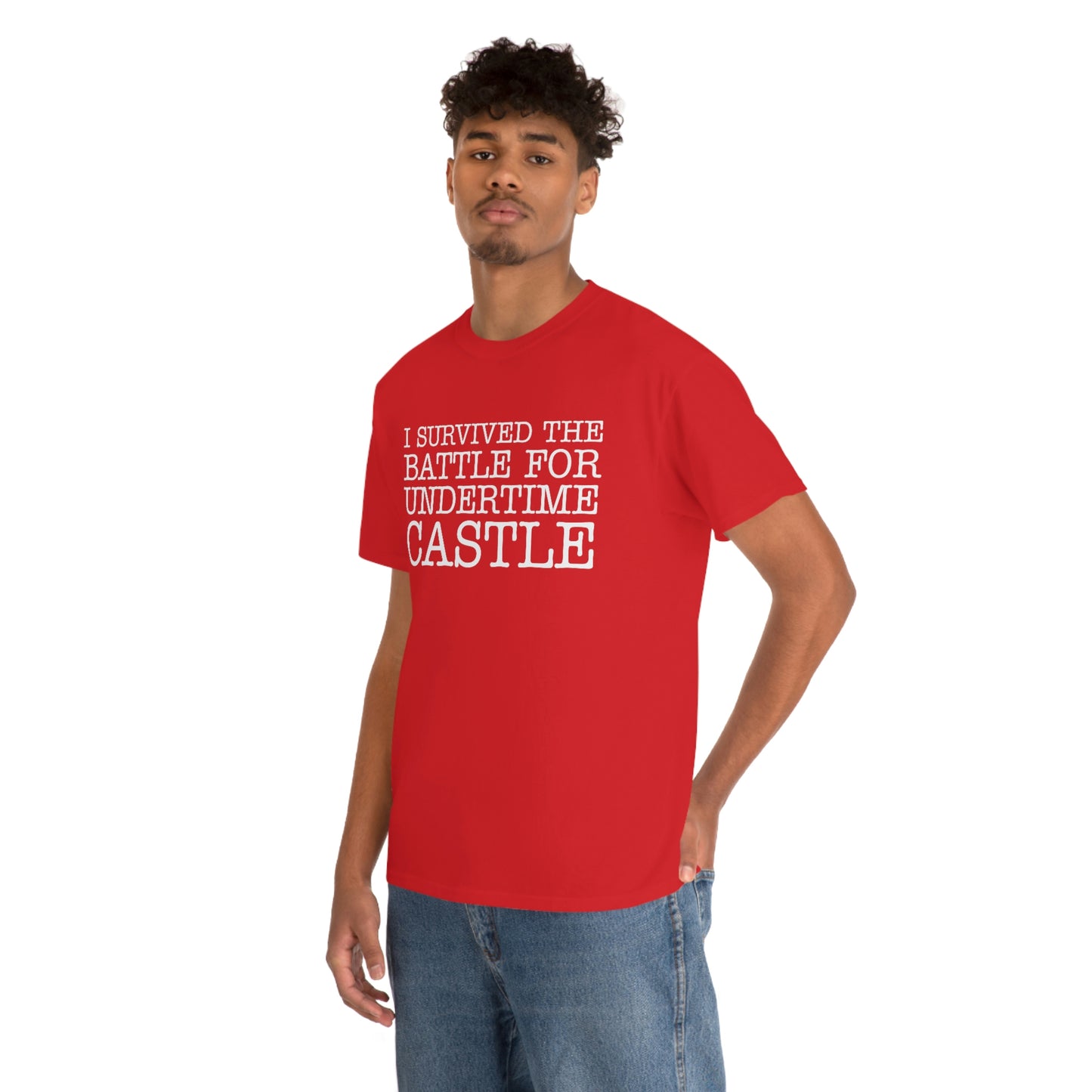 I Survived The Battle For Undertime Castle (White Text) | Official Undertime Slopper Merch