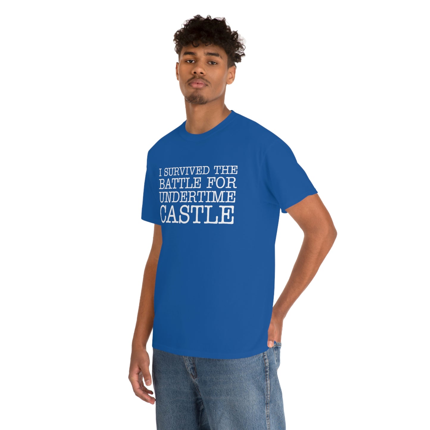 I Survived The Battle For Undertime Castle (White Text) | Official Undertime Slopper Merch