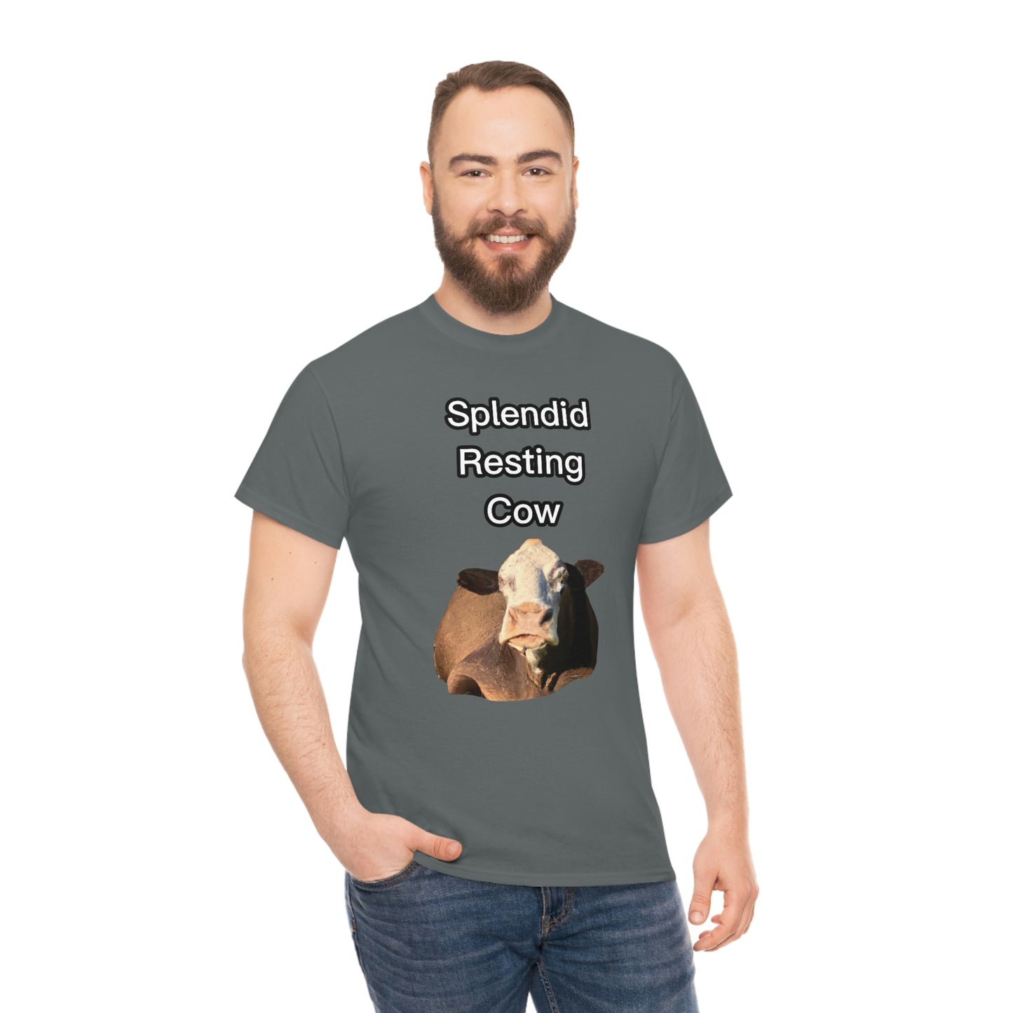 Splendid Resting Cow | Official Undertime Slopper Merch