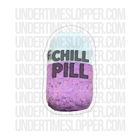 Frog's Chill Pill Sticker | Official Undertime Slopper Sticker