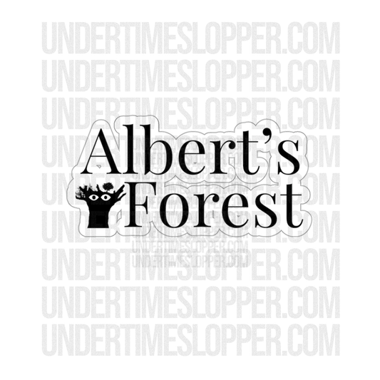 Albert's Forest (White Eyes) | Official Undertime Slopper Sticker