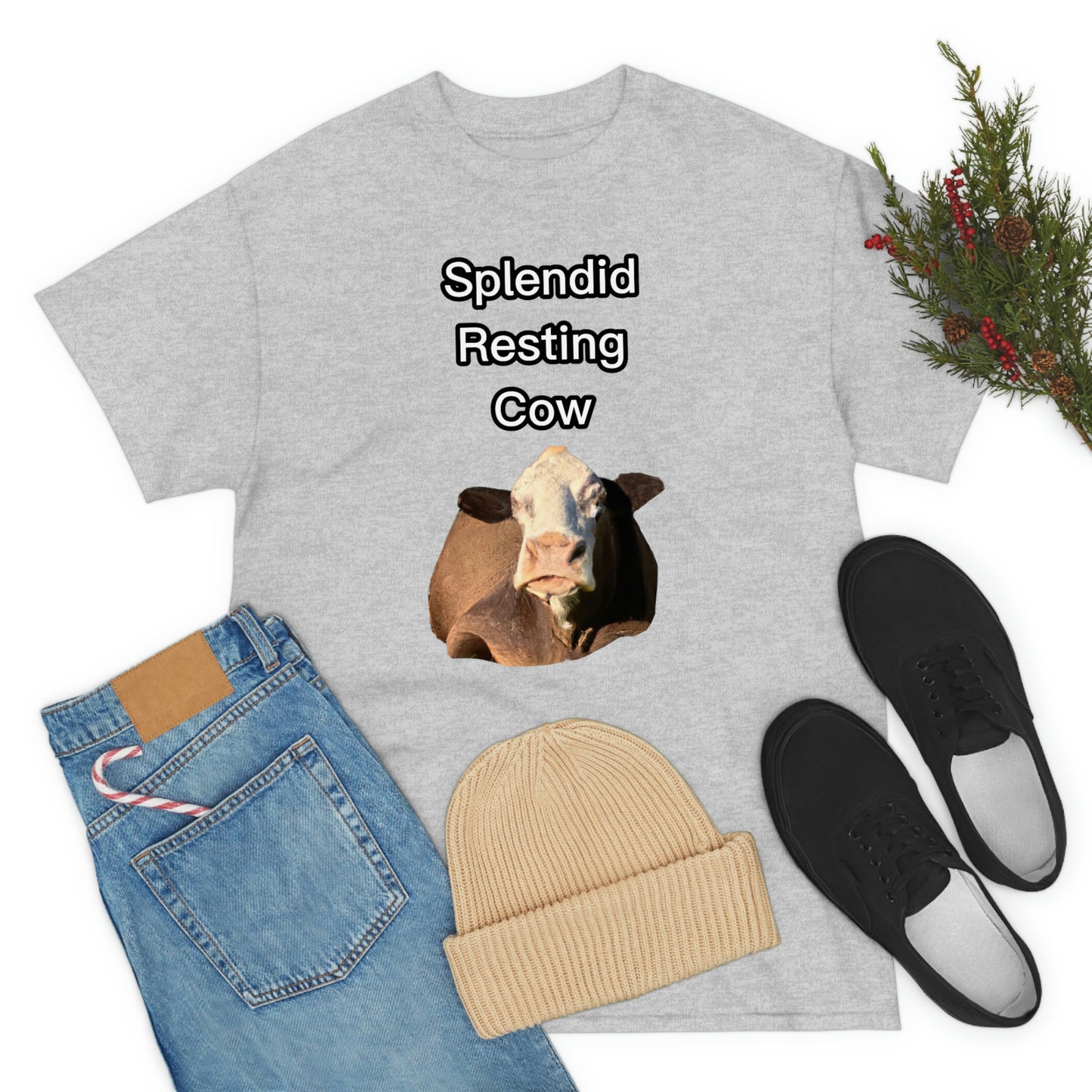 Splendid Resting Cow | Official Undertime Slopper Merch
