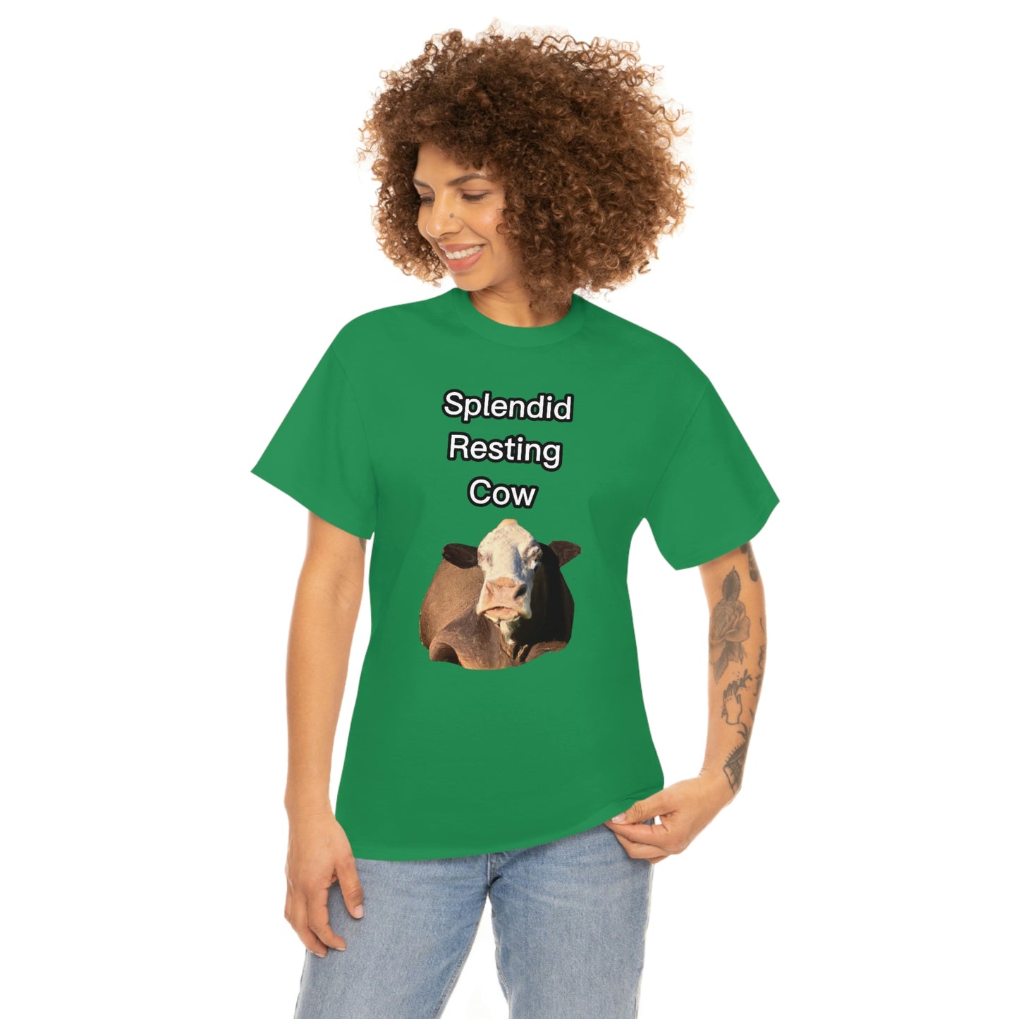 Splendid Resting Cow | Official Undertime Slopper Merch