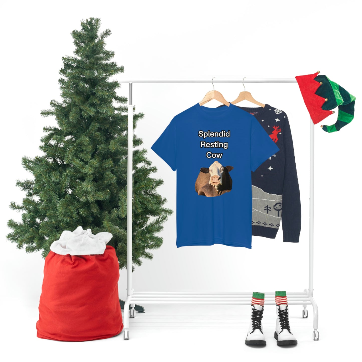 Splendid Resting Cow | Official Undertime Slopper Merch