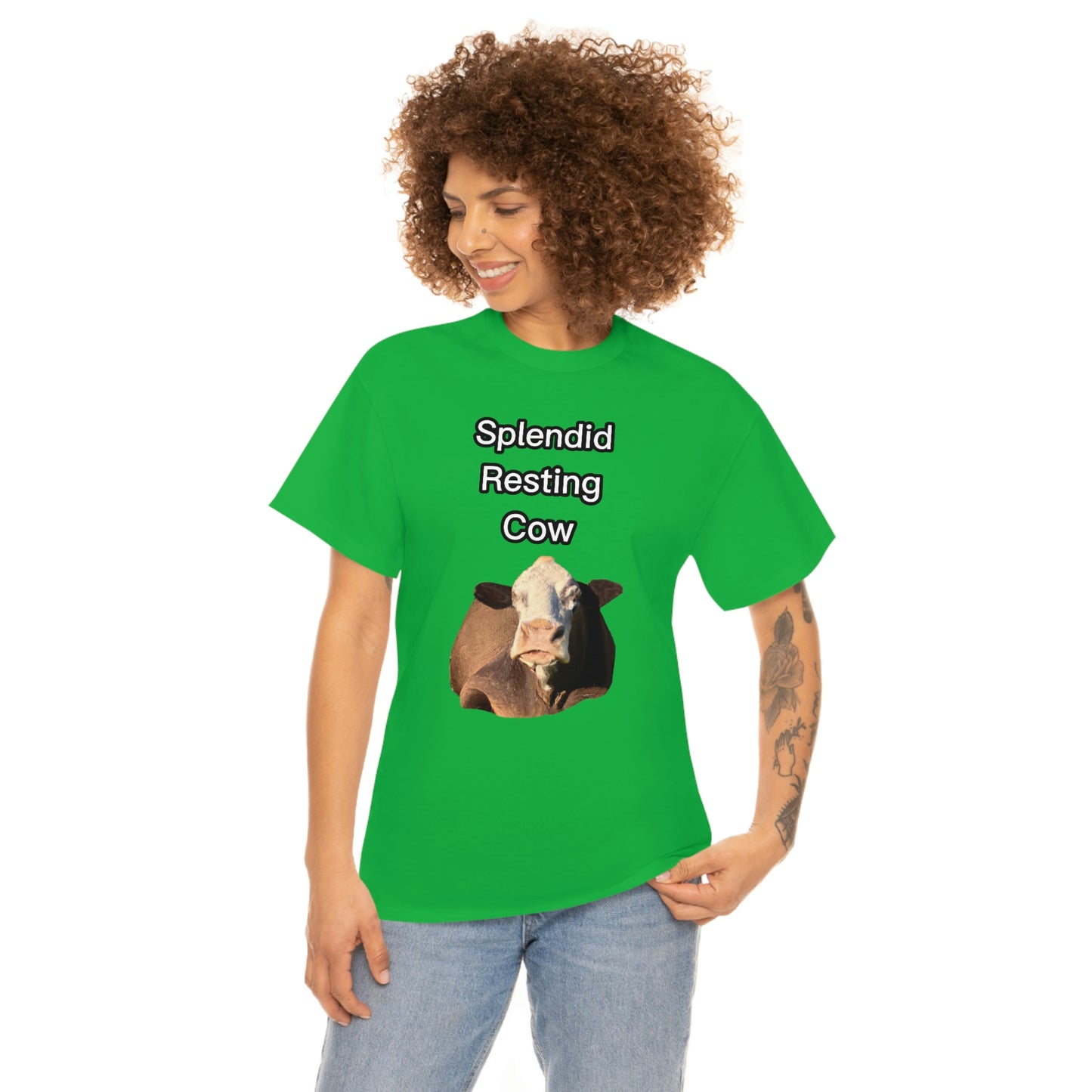 Splendid Resting Cow | Official Undertime Slopper Merch