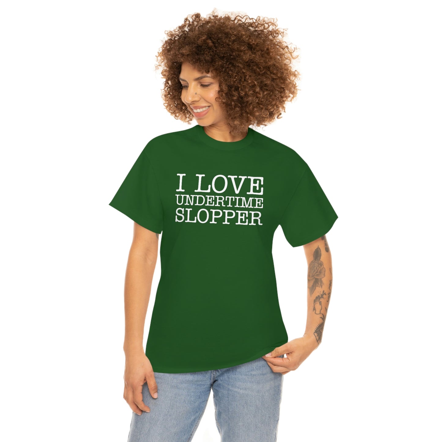 I love Undertime Slopper (White Text) | Official Undertime Slopper Merch