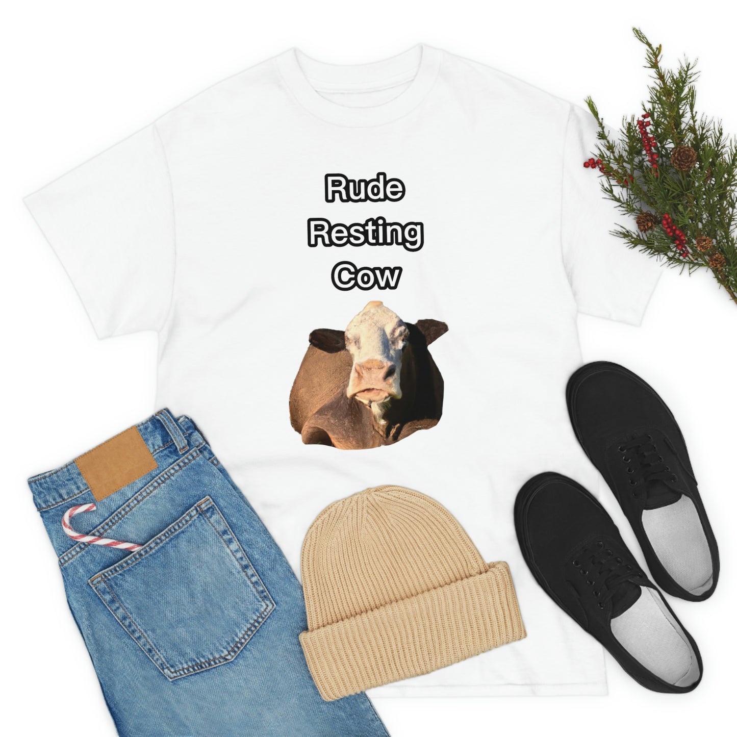 Rude Resting Cow | Official Undertime Slopper Merch
