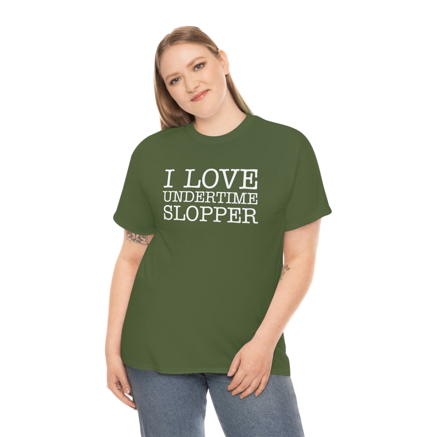 I love Undertime Slopper (White Text) | Official Undertime Slopper Merch