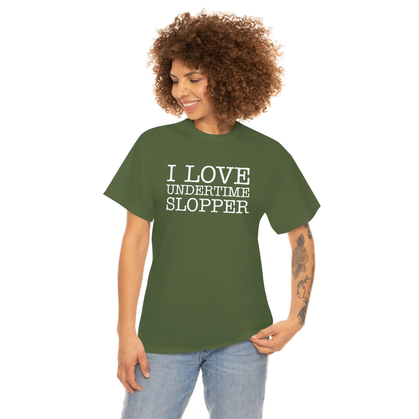 I love Undertime Slopper (White Text) | Official Undertime Slopper Merch