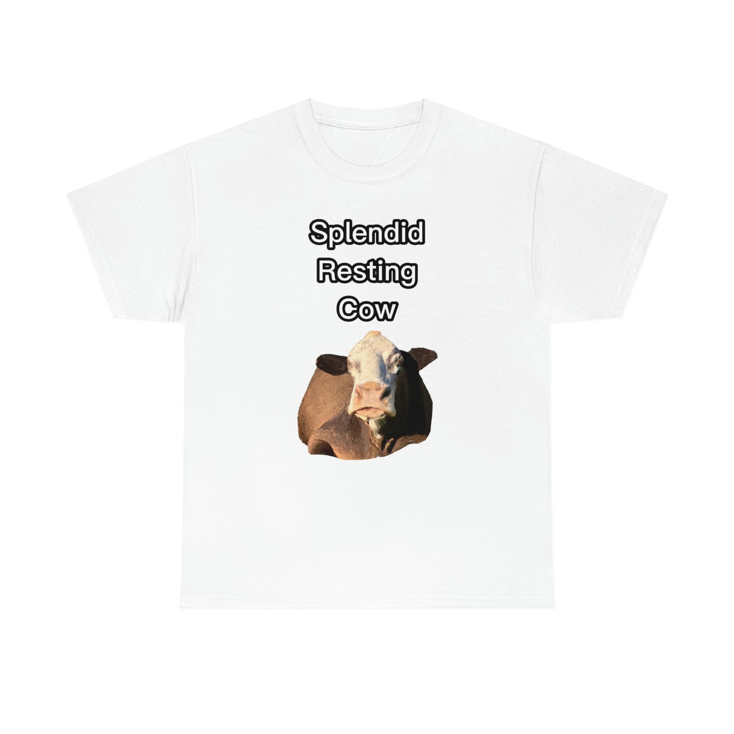 Splendid Resting Cow | Official Undertime Slopper Merch