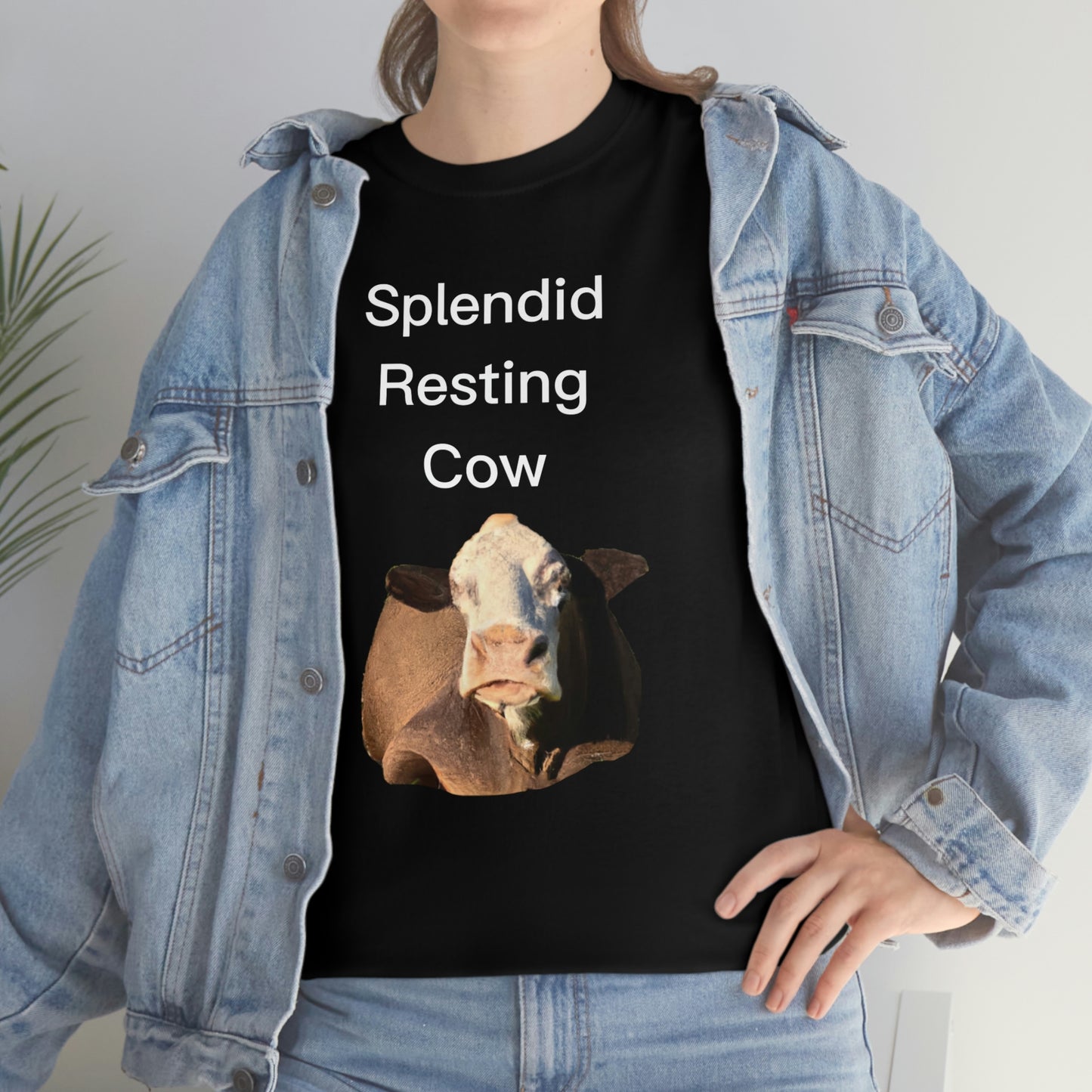 Splendid Resting Cow | Official Undertime Slopper Merch
