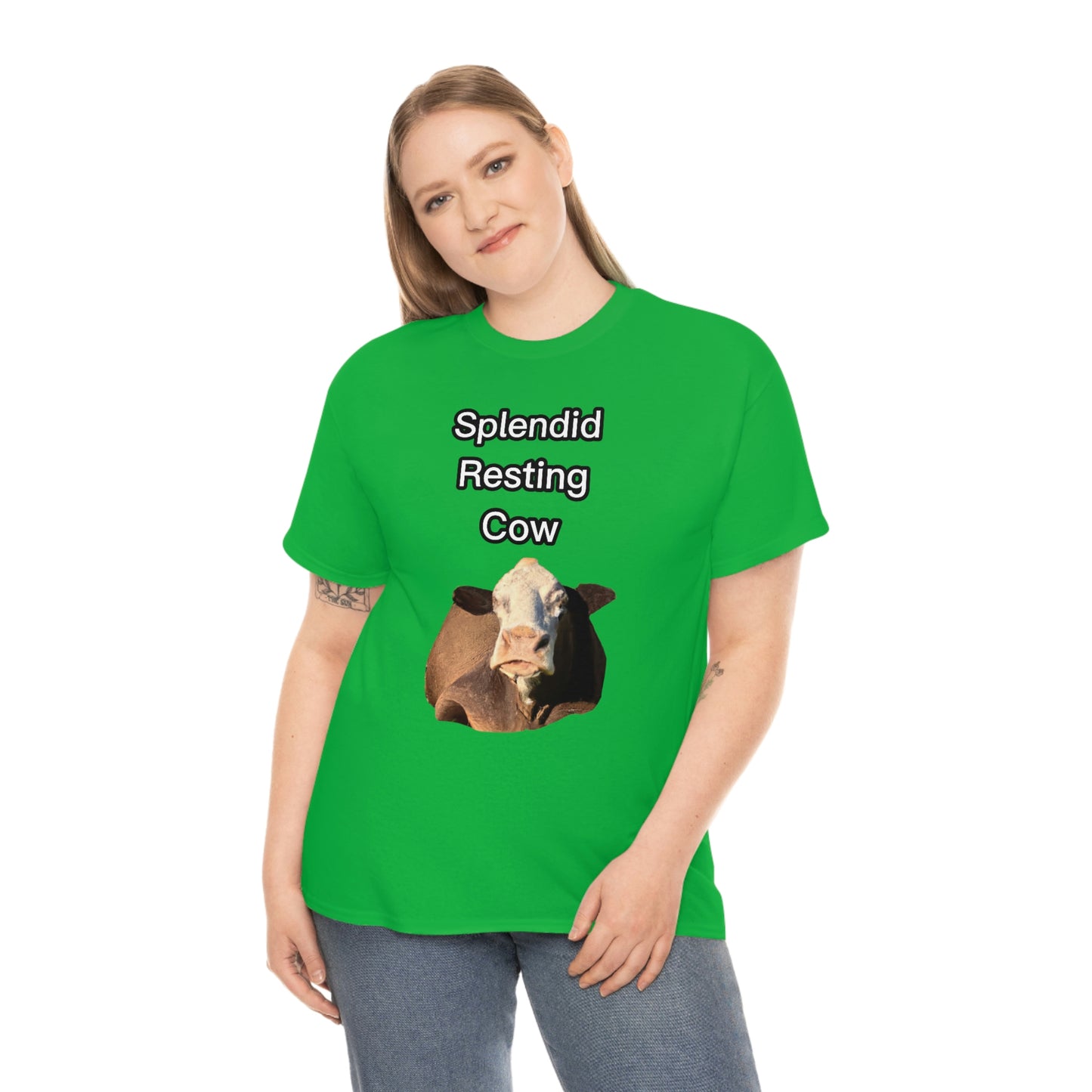 Splendid Resting Cow | Official Undertime Slopper Merch