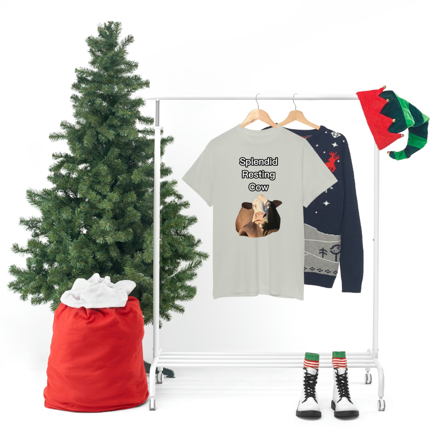 Splendid Resting Cow | Official Undertime Slopper Merch