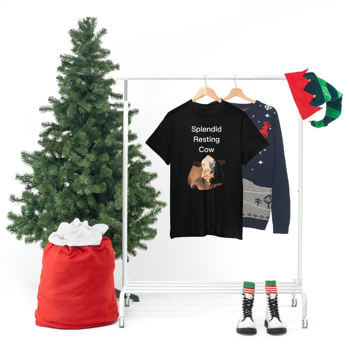 Splendid Resting Cow | Official Undertime Slopper Merch