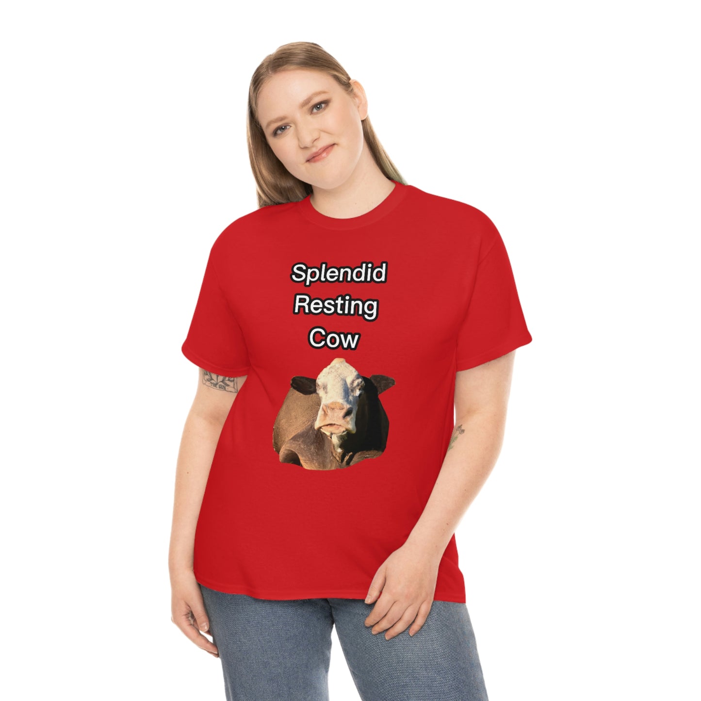 Splendid Resting Cow | Official Undertime Slopper Merch