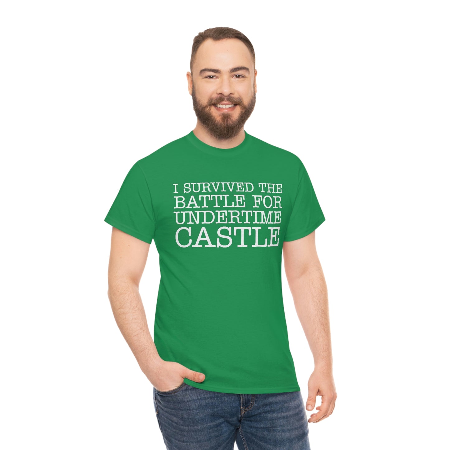 I Survived The Battle For Undertime Castle (White Text) | Official Undertime Slopper Merch