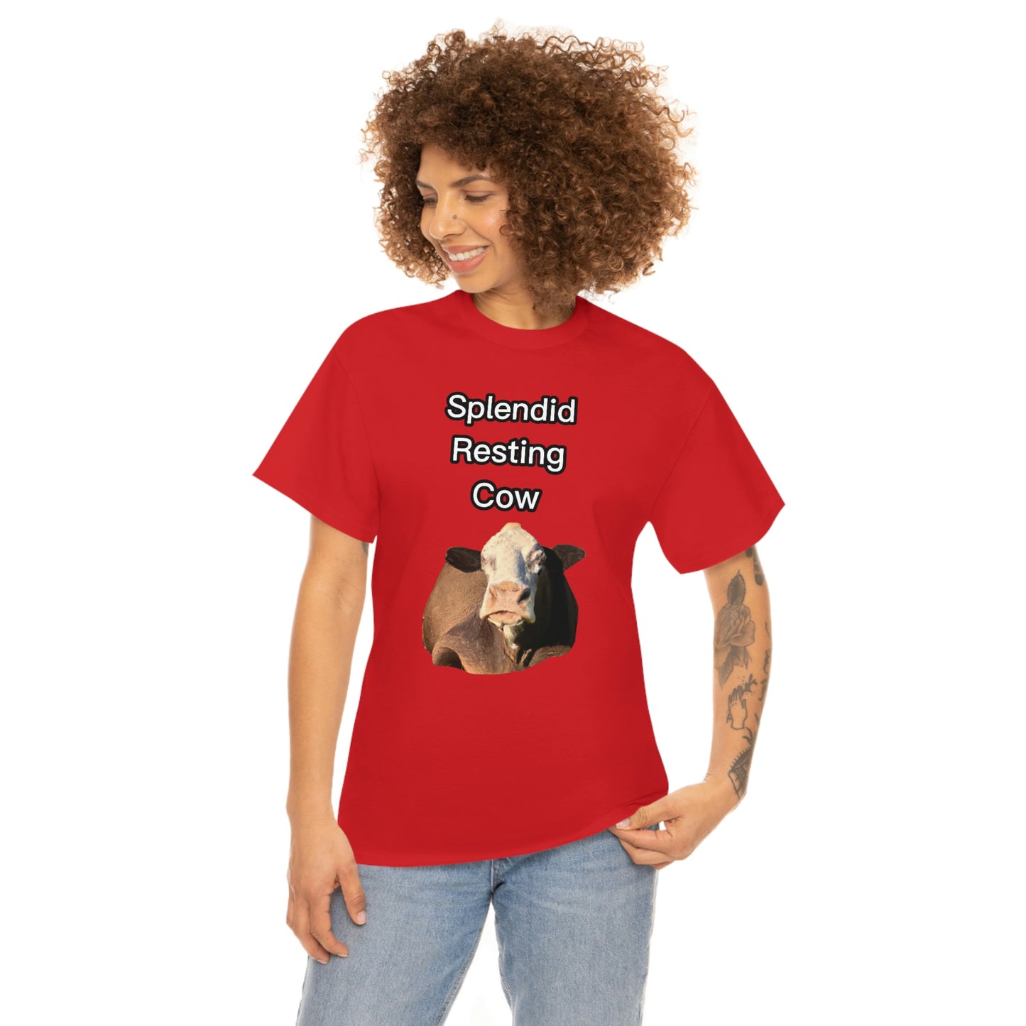 Splendid Resting Cow | Official Undertime Slopper Merch