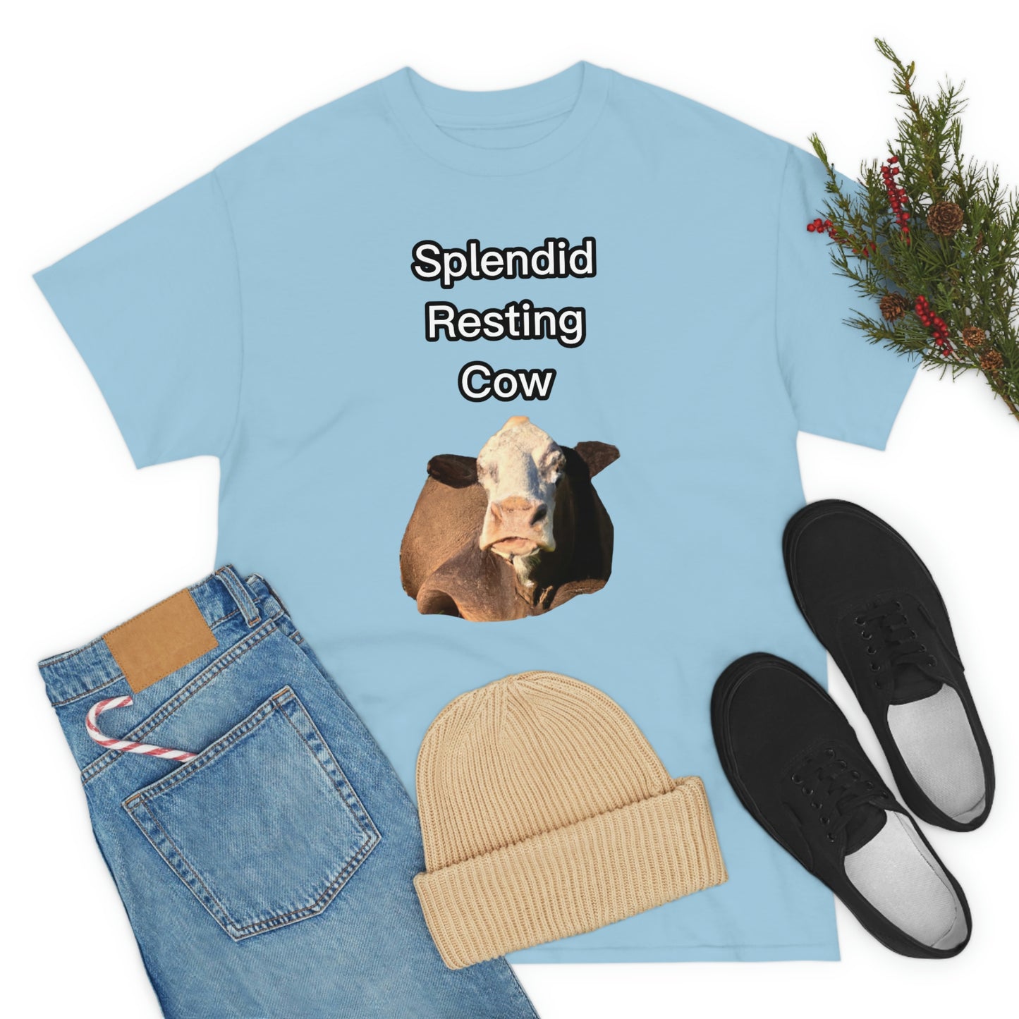 Splendid Resting Cow | Official Undertime Slopper Merch
