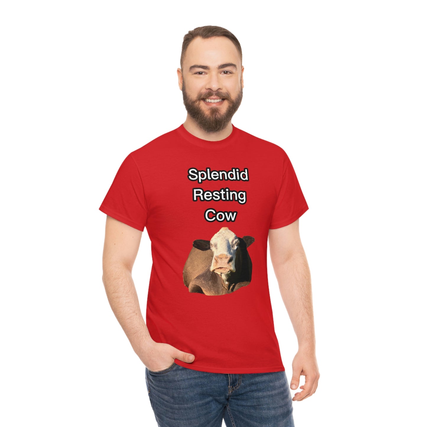 Splendid Resting Cow | Official Undertime Slopper Merch