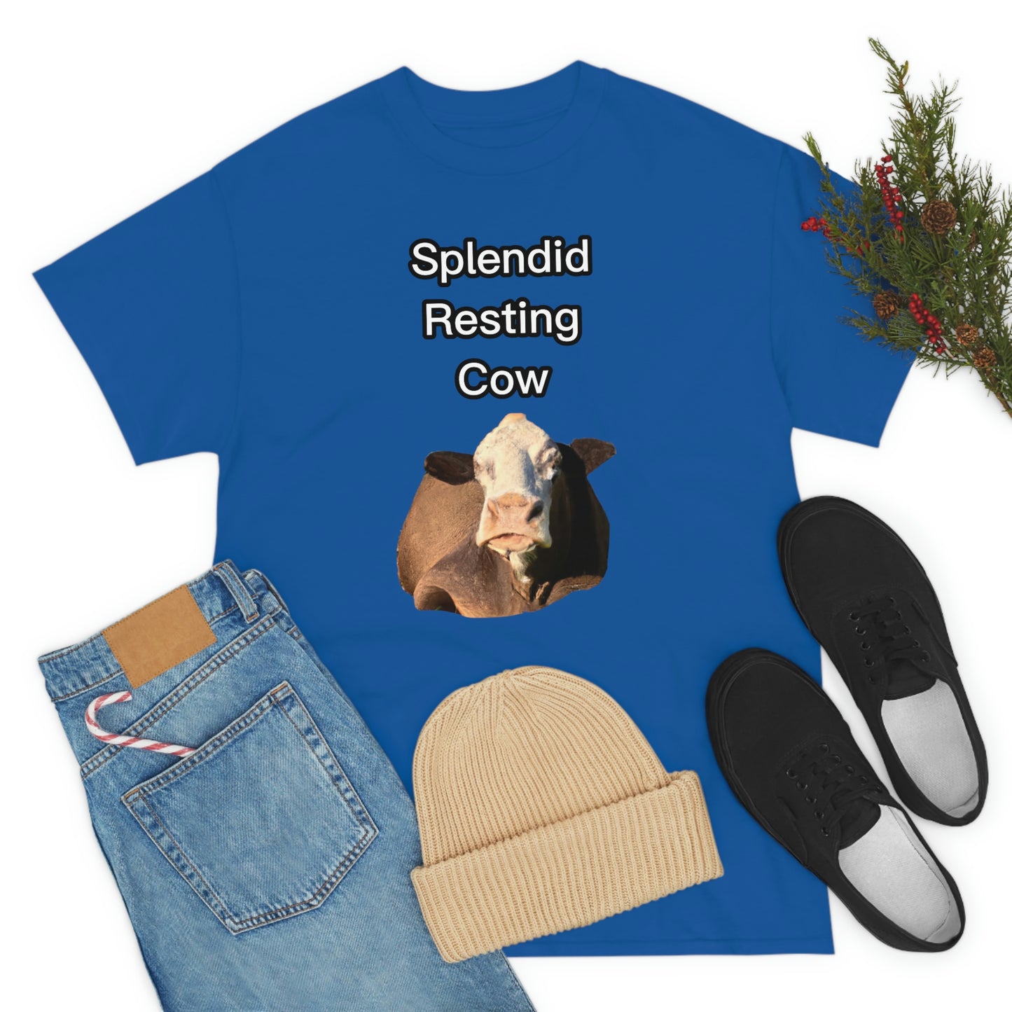 Splendid Resting Cow | Official Undertime Slopper Merch