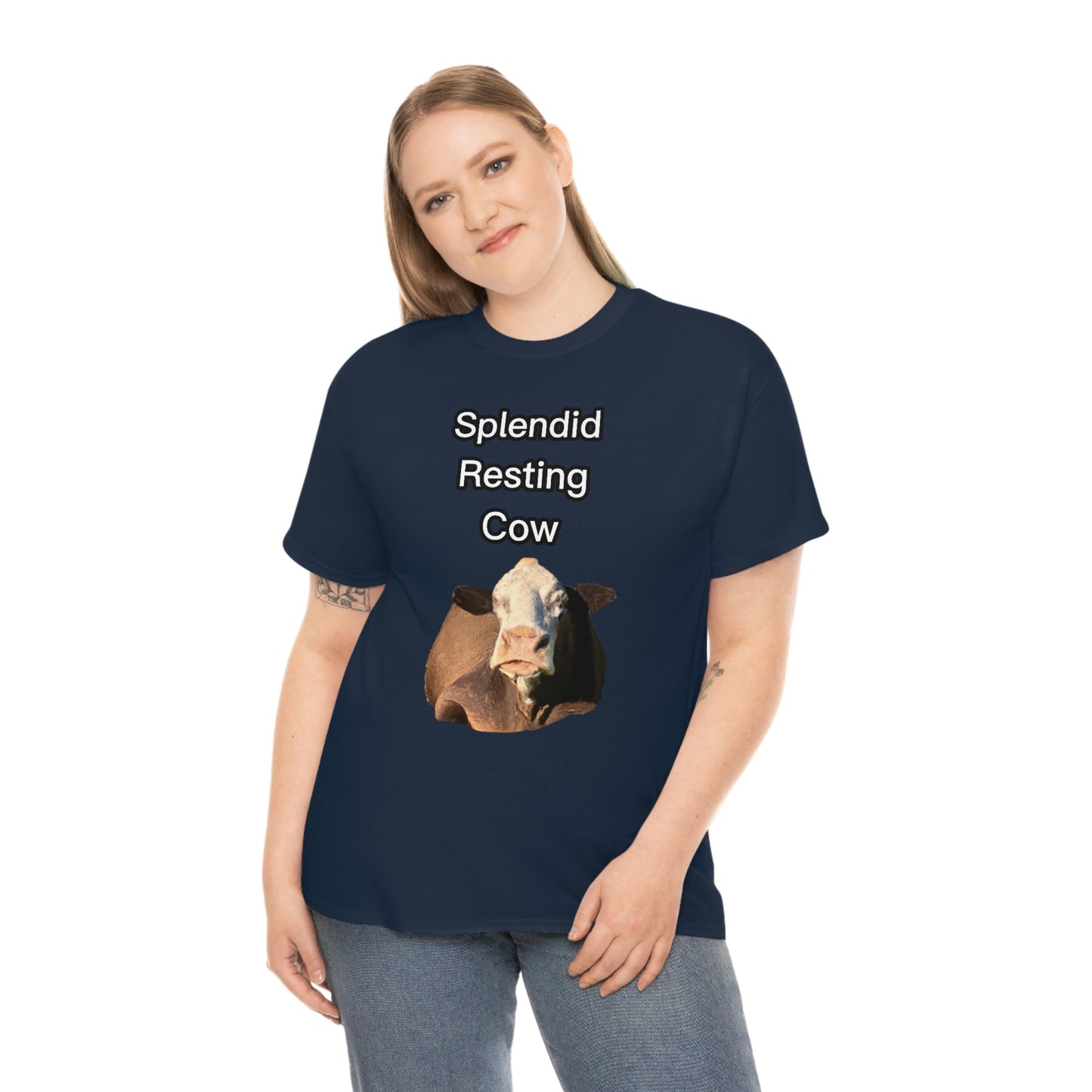Splendid Resting Cow | Official Undertime Slopper Merch