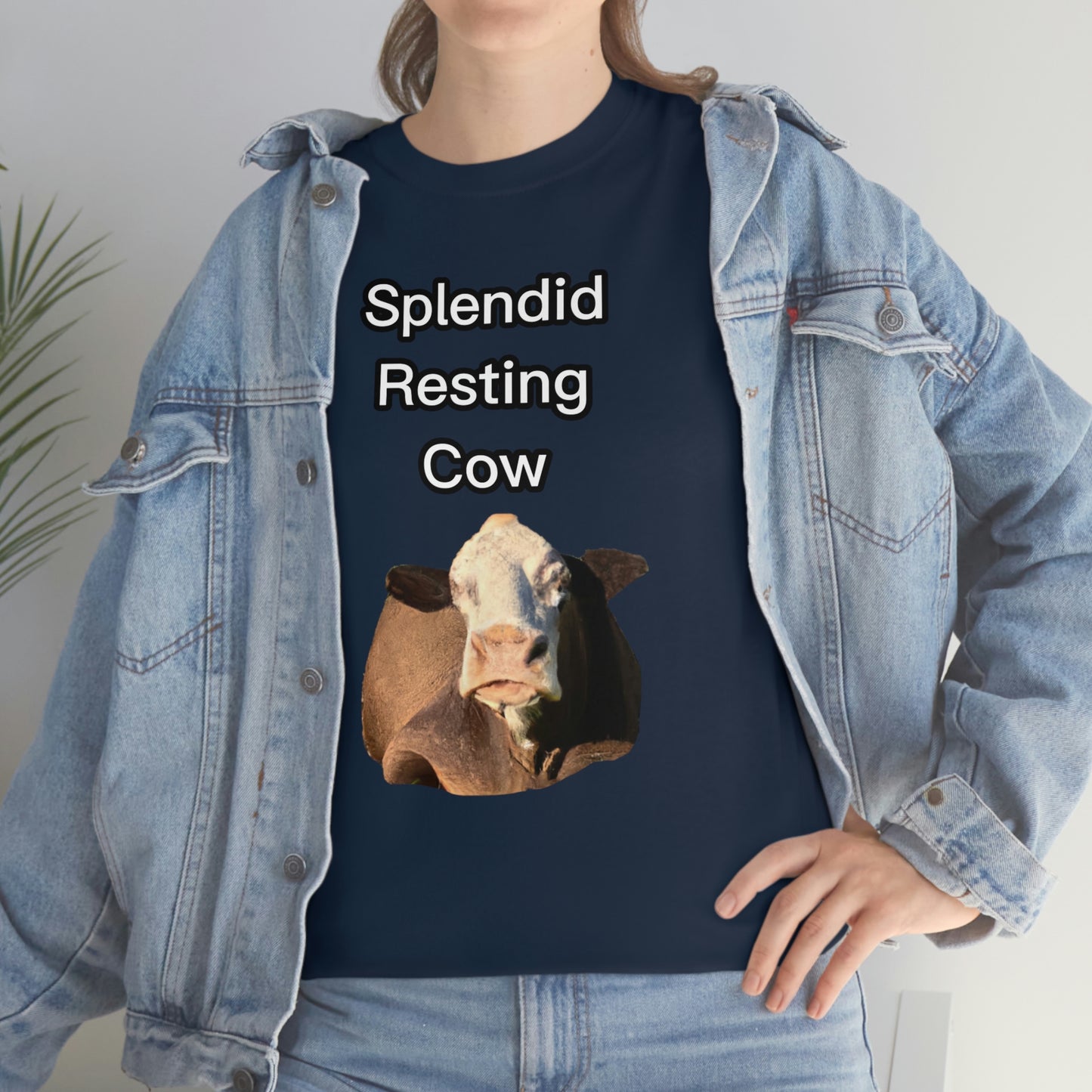 Splendid Resting Cow | Official Undertime Slopper Merch