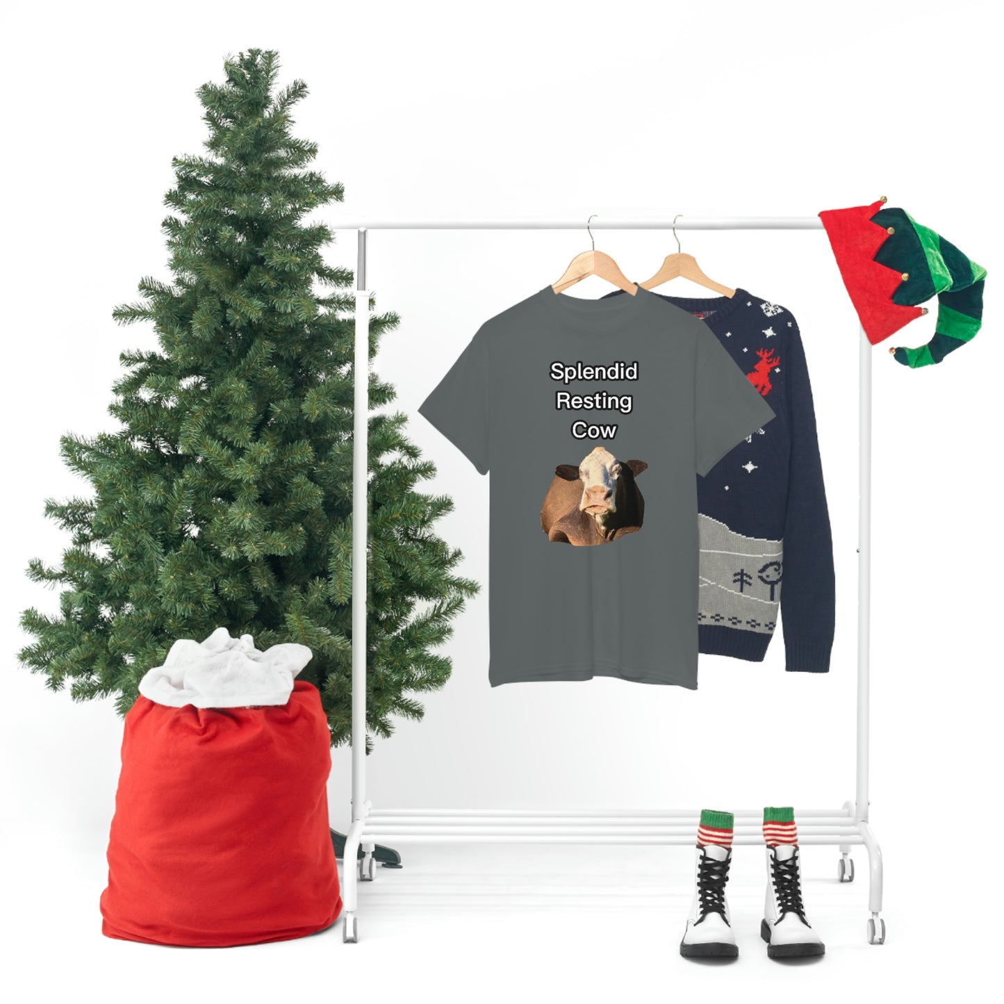 Splendid Resting Cow | Official Undertime Slopper Merch