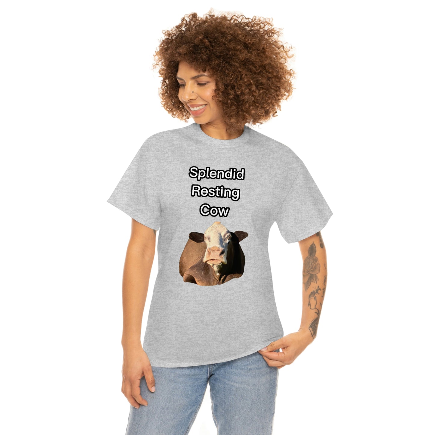 Splendid Resting Cow | Official Undertime Slopper Merch