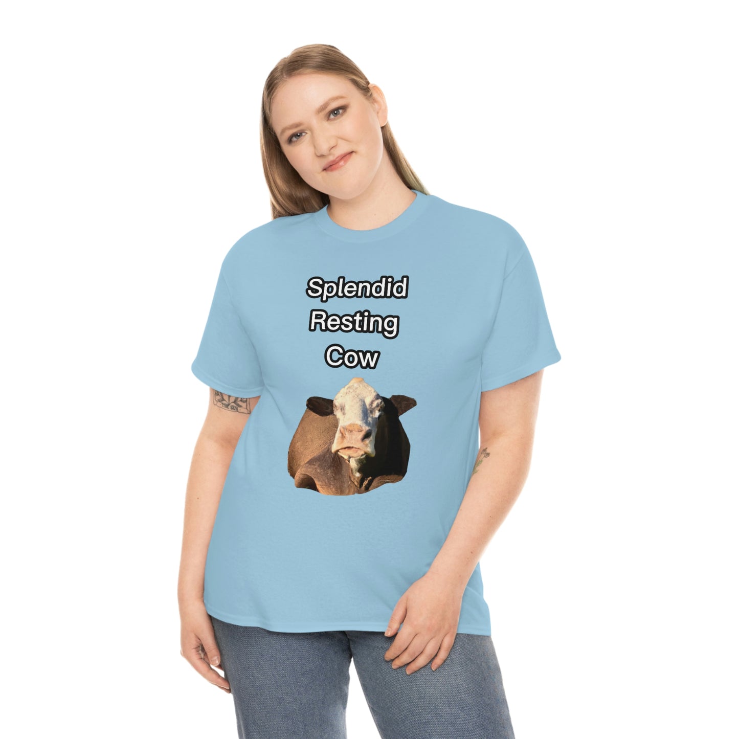 Splendid Resting Cow | Official Undertime Slopper Merch