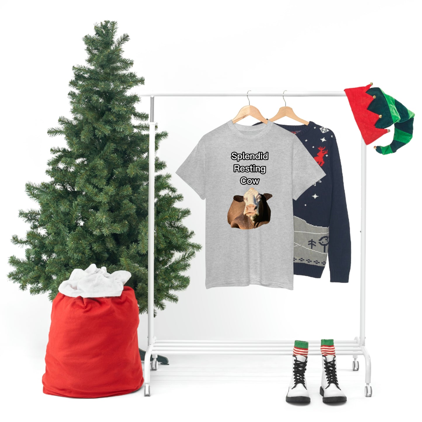 Splendid Resting Cow | Official Undertime Slopper Merch