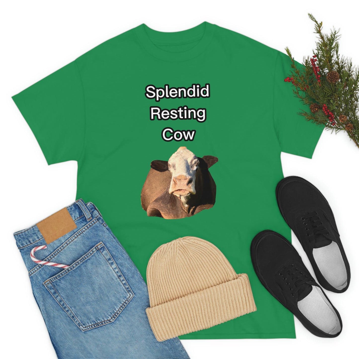 Splendid Resting Cow | Official Undertime Slopper Merch