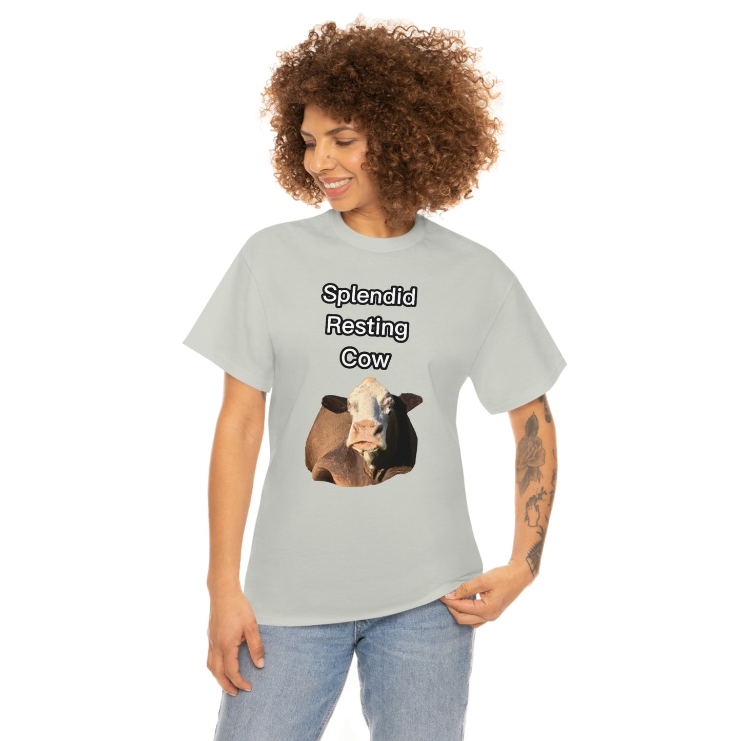 Splendid Resting Cow | Official Undertime Slopper Merch