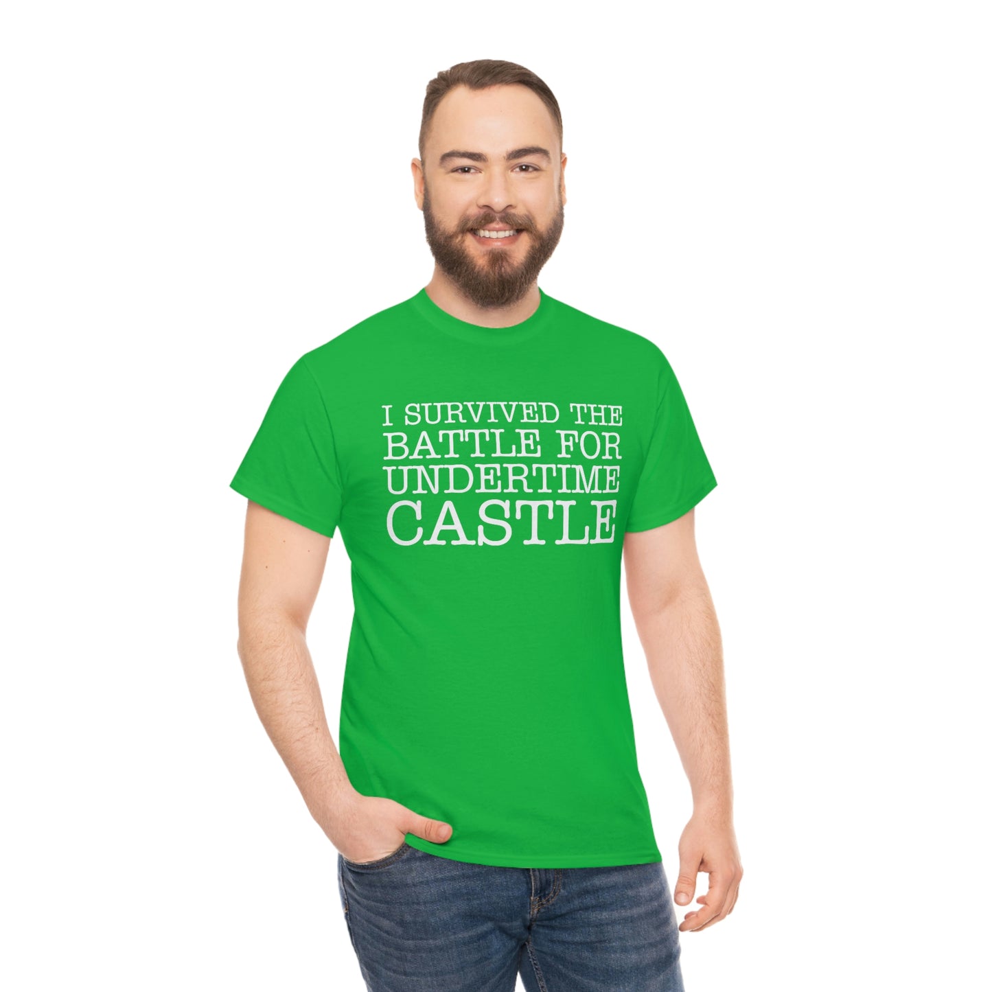 I Survived The Battle For Undertime Castle (White Text) | Official Undertime Slopper Merch