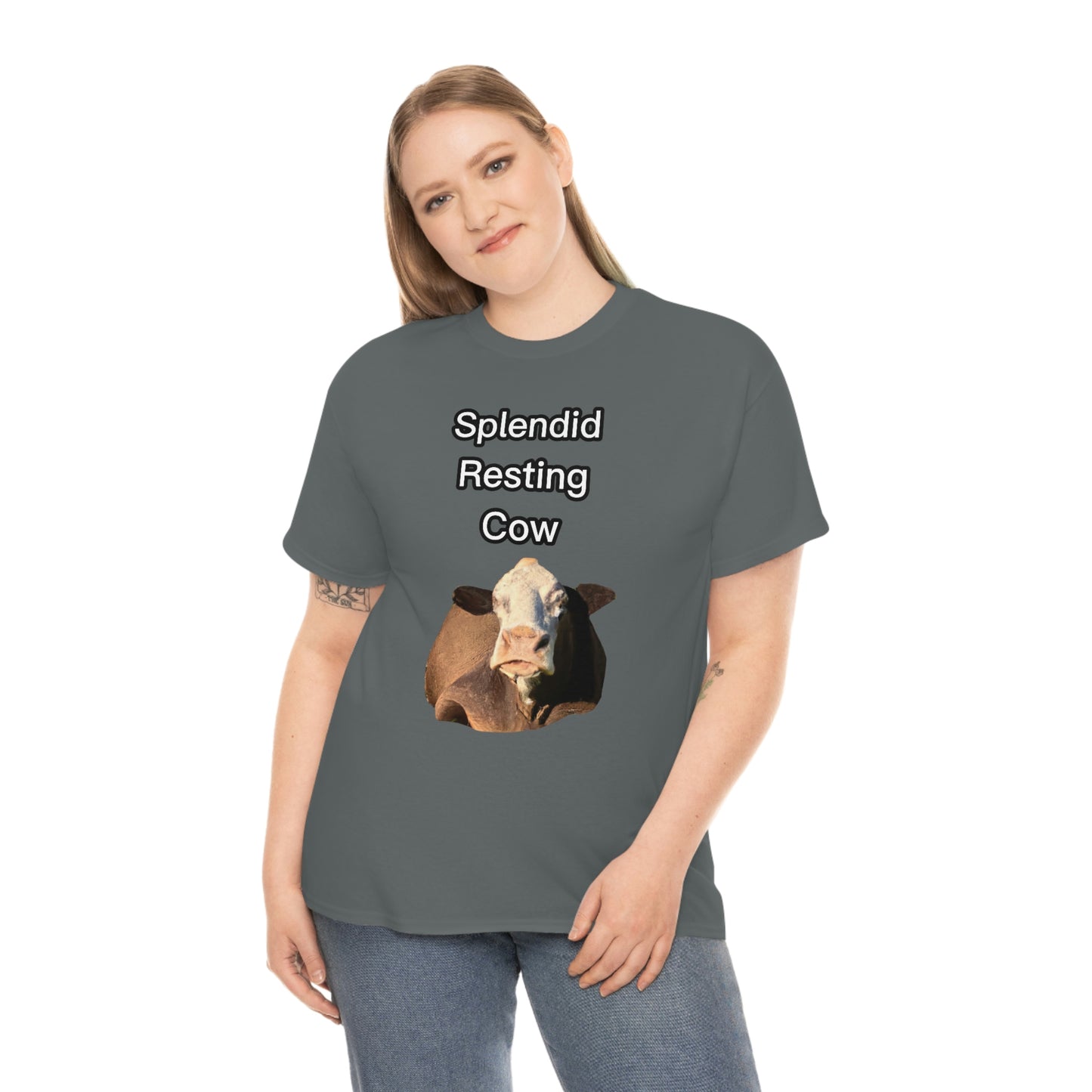 Splendid Resting Cow | Official Undertime Slopper Merch
