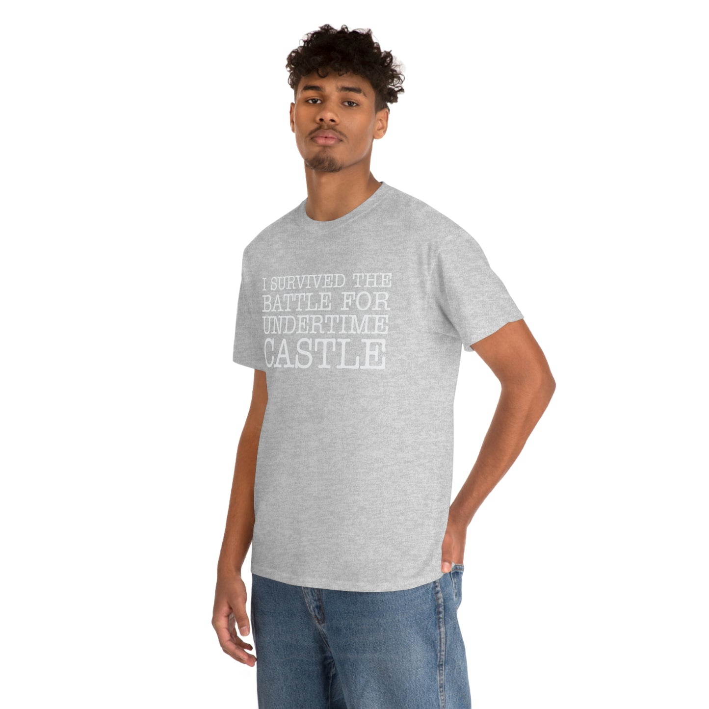 I Survived The Battle For Undertime Castle (White Text) | Official Undertime Slopper Merch