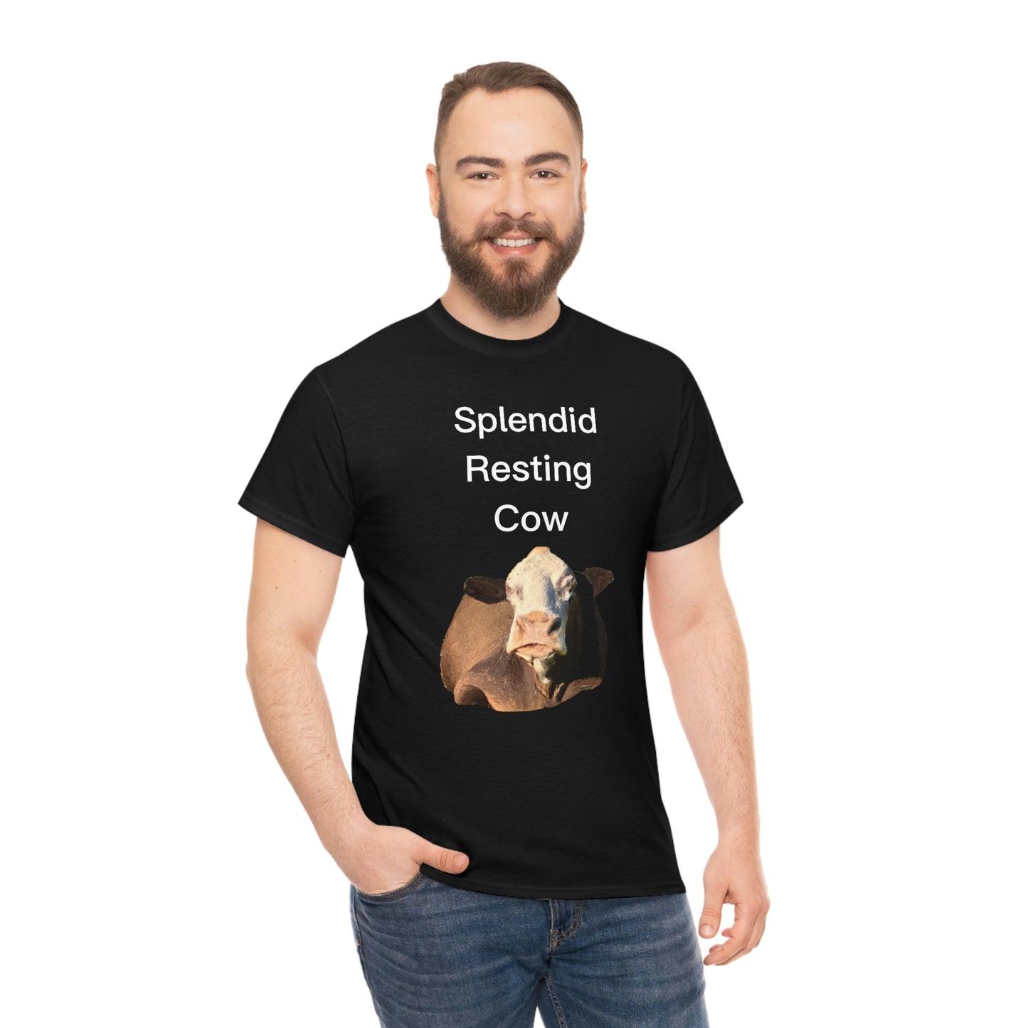 Splendid Resting Cow | Official Undertime Slopper Merch