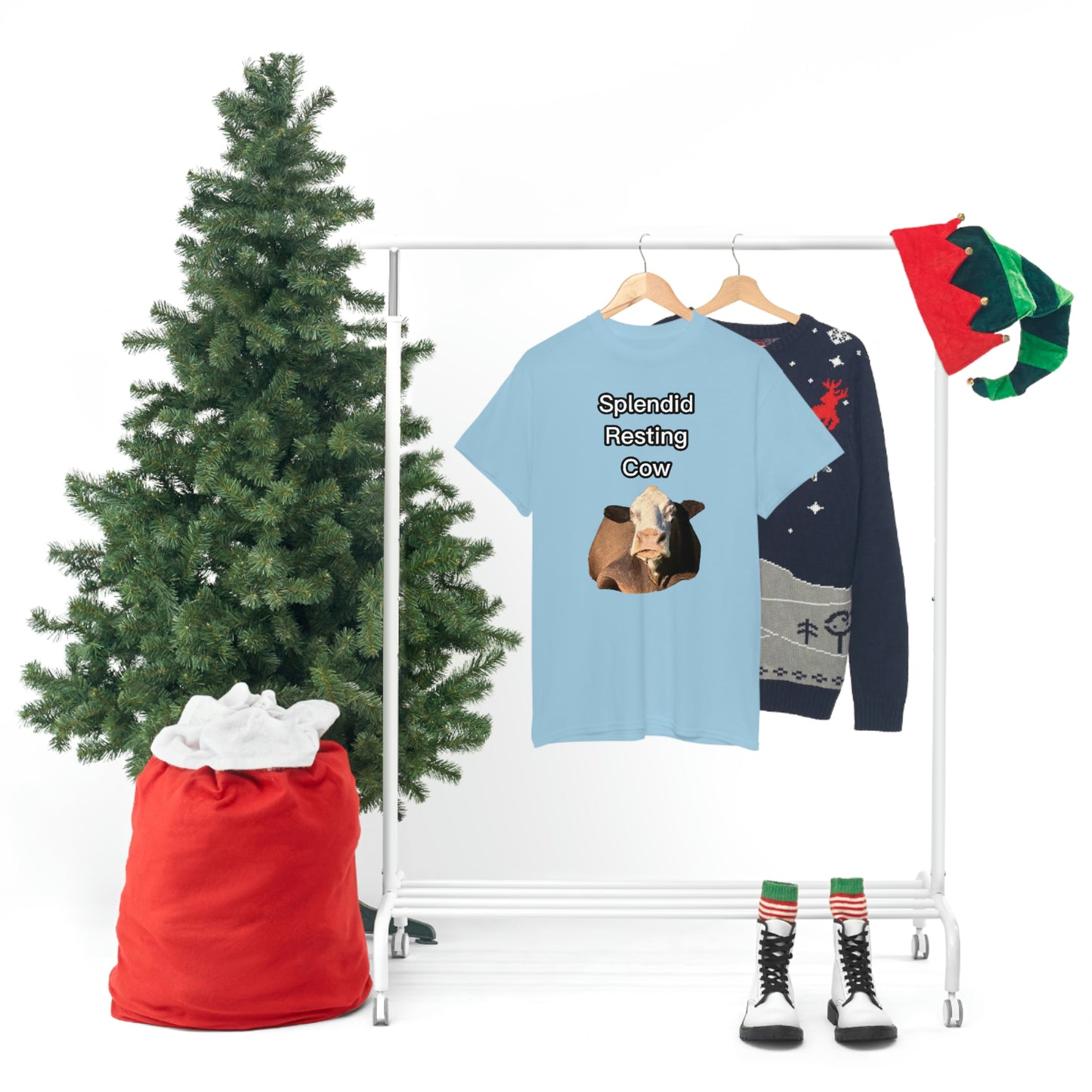 Splendid Resting Cow | Official Undertime Slopper Merch