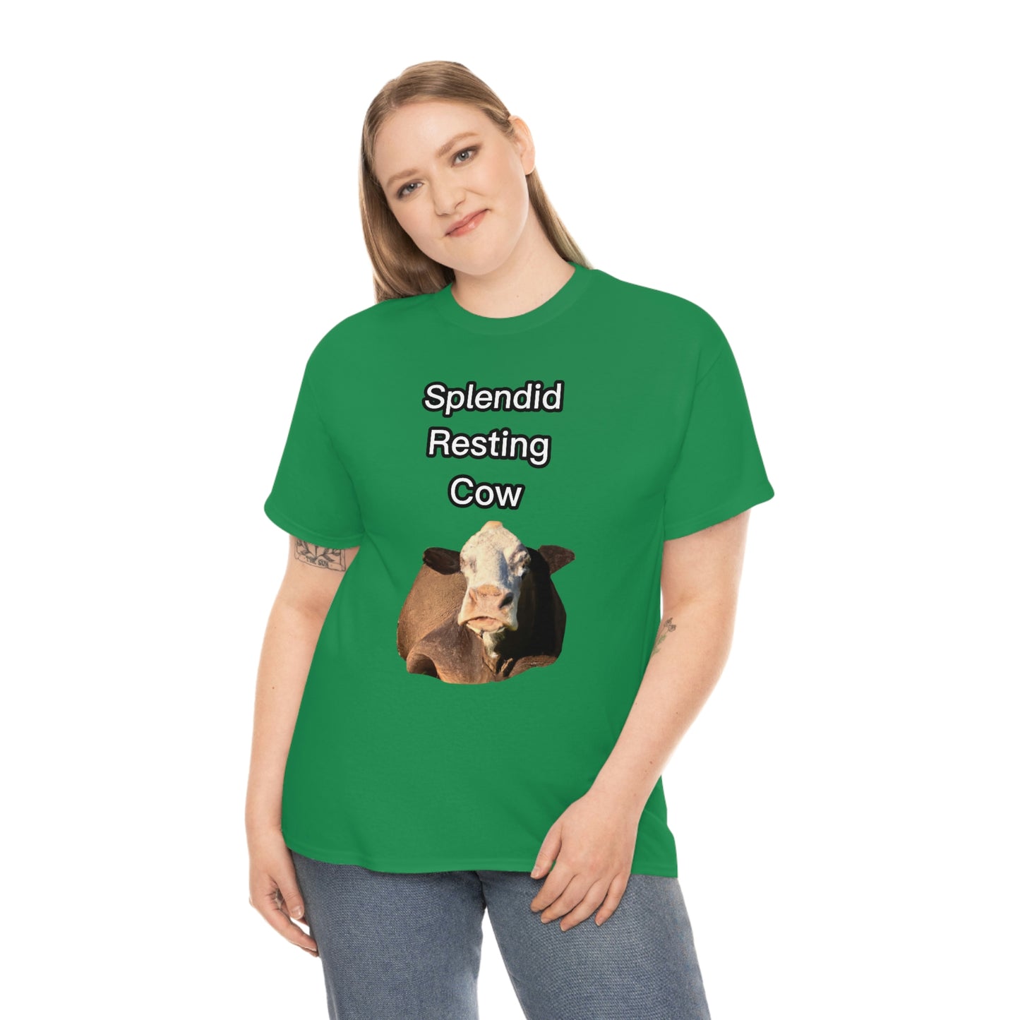Splendid Resting Cow | Official Undertime Slopper Merch