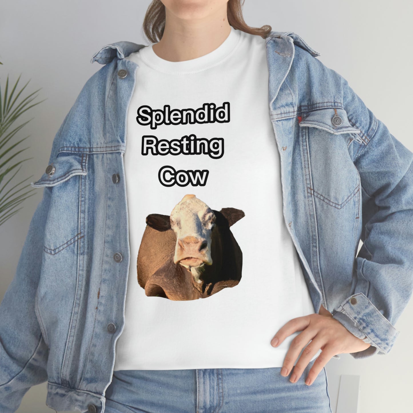 Splendid Resting Cow | Official Undertime Slopper Merch