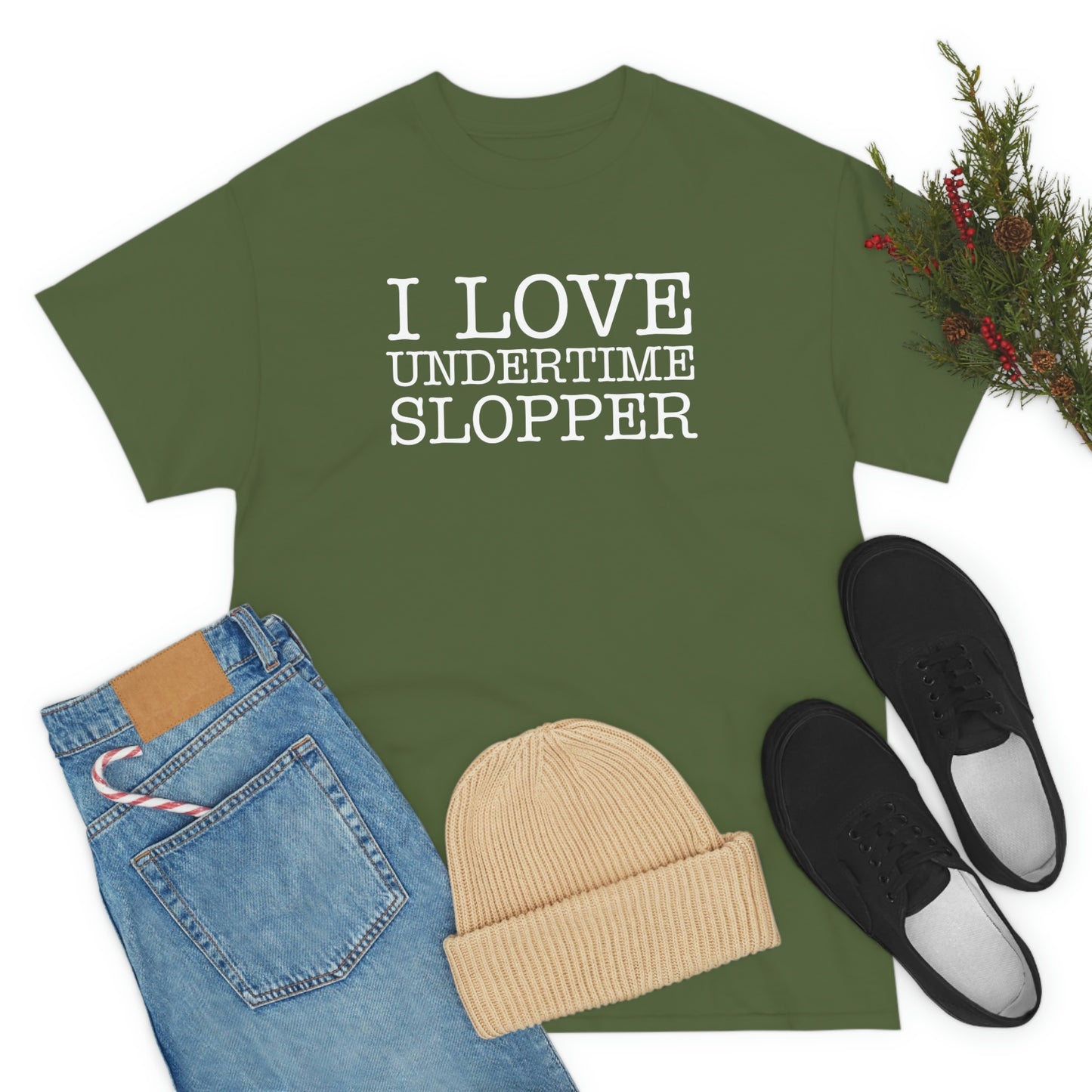 I love Undertime Slopper (White Text) | Official Undertime Slopper Merch
