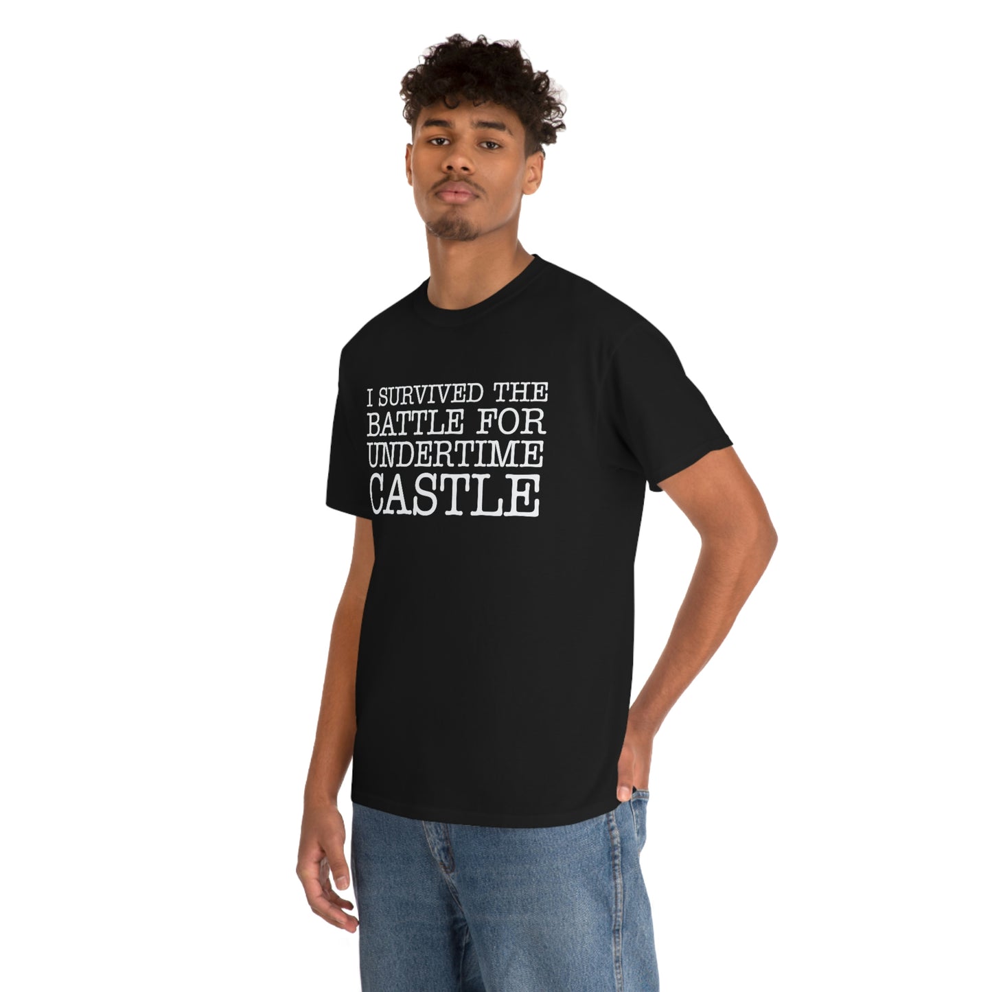 I Survived The Battle For Undertime Castle (White Text) | Official Undertime Slopper Merch