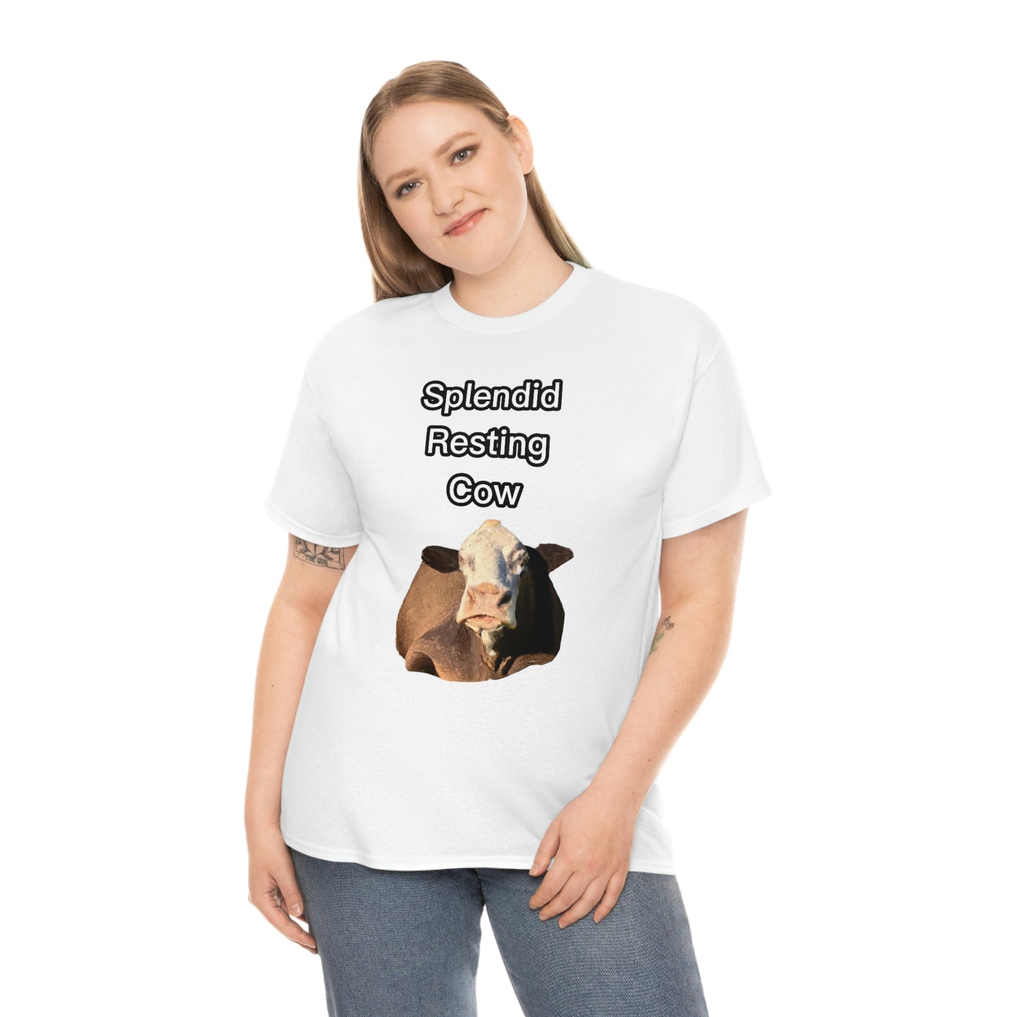 Splendid Resting Cow | Official Undertime Slopper Merch