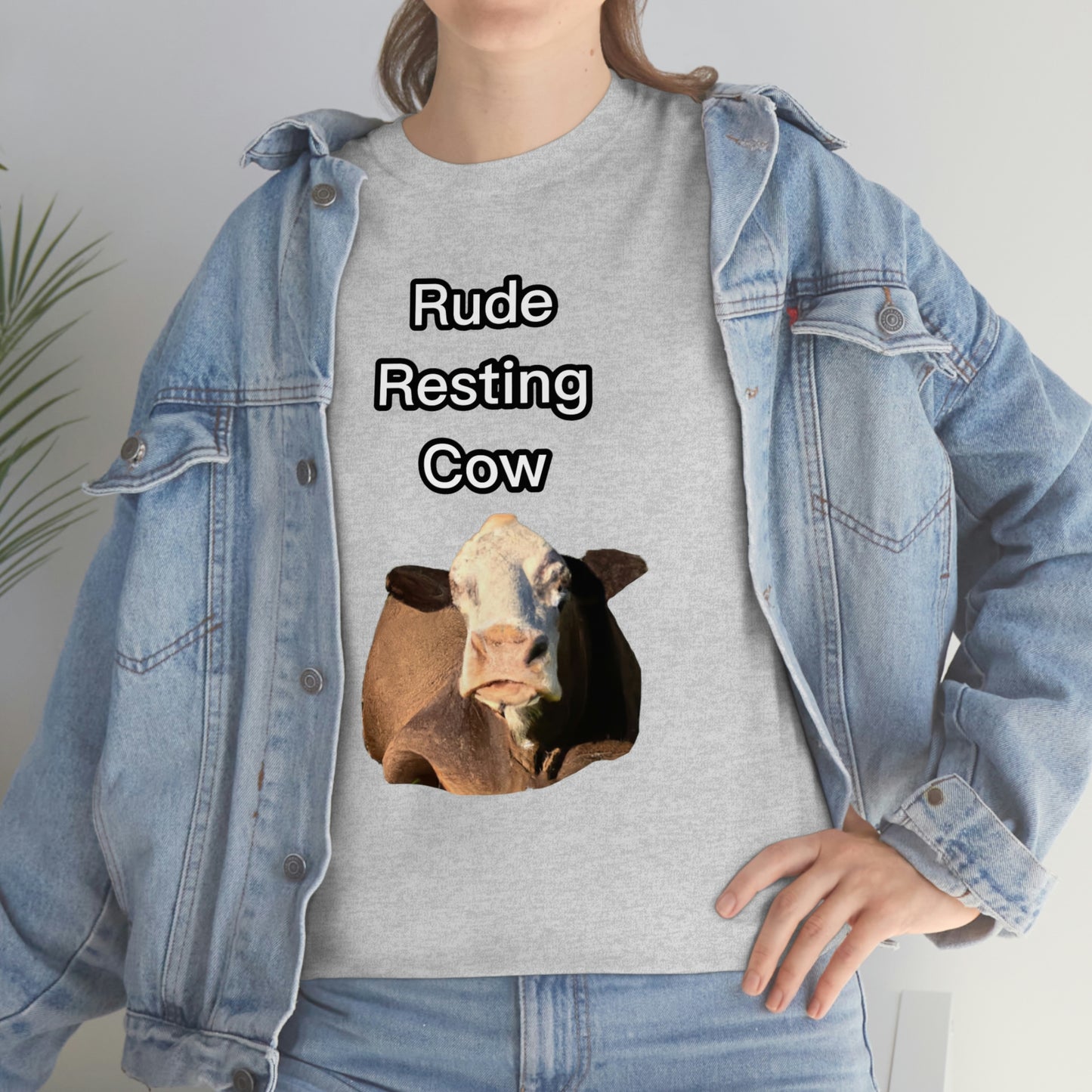 Rude Resting Cow | Official Undertime Slopper Merch