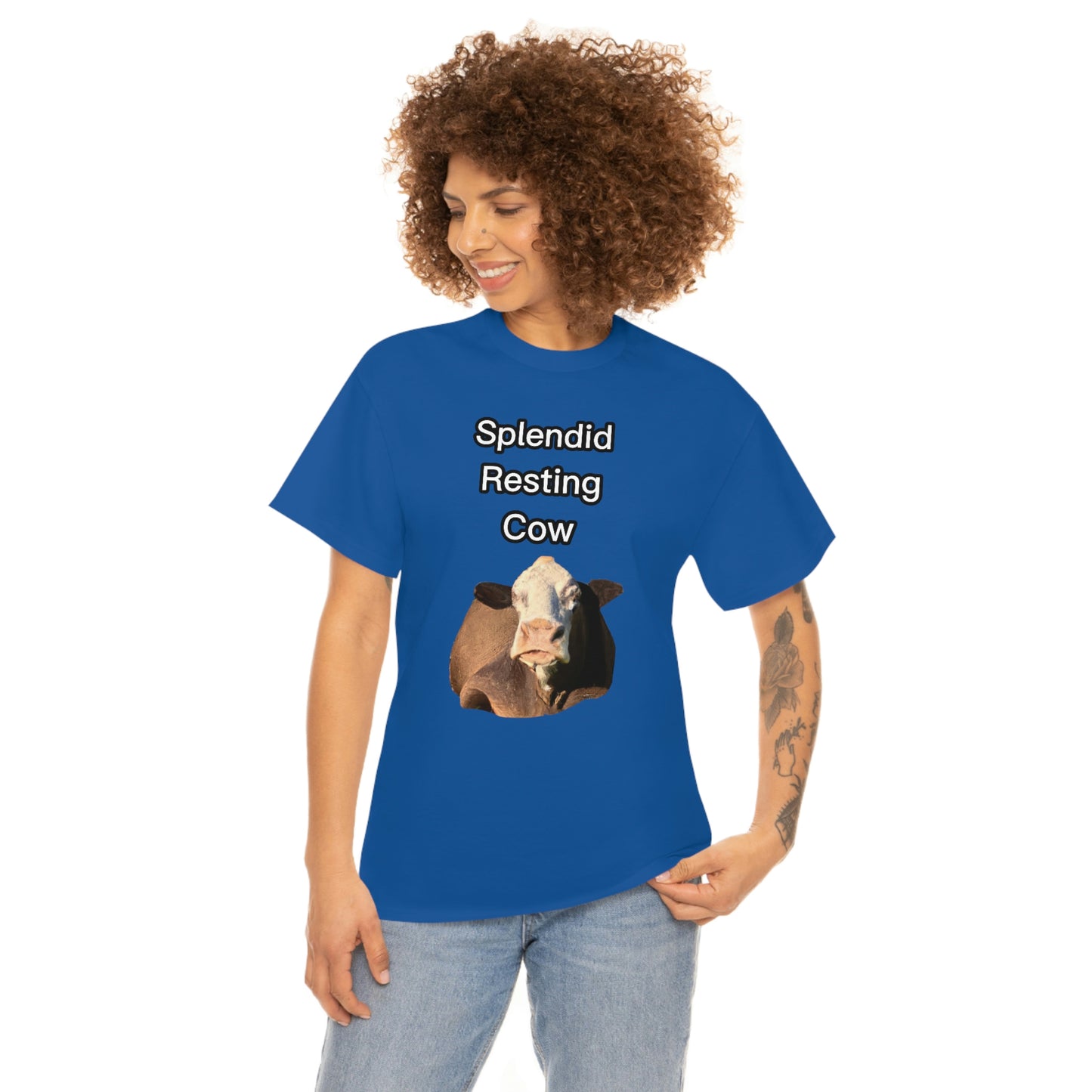 Splendid Resting Cow | Official Undertime Slopper Merch