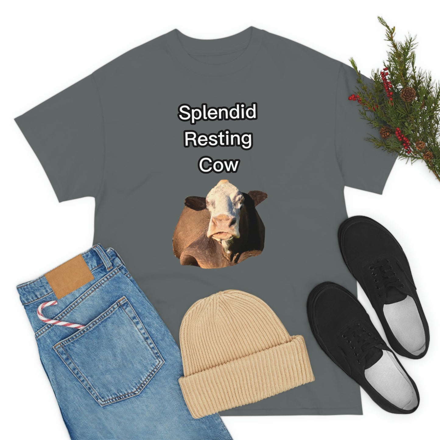 Splendid Resting Cow | Official Undertime Slopper Merch