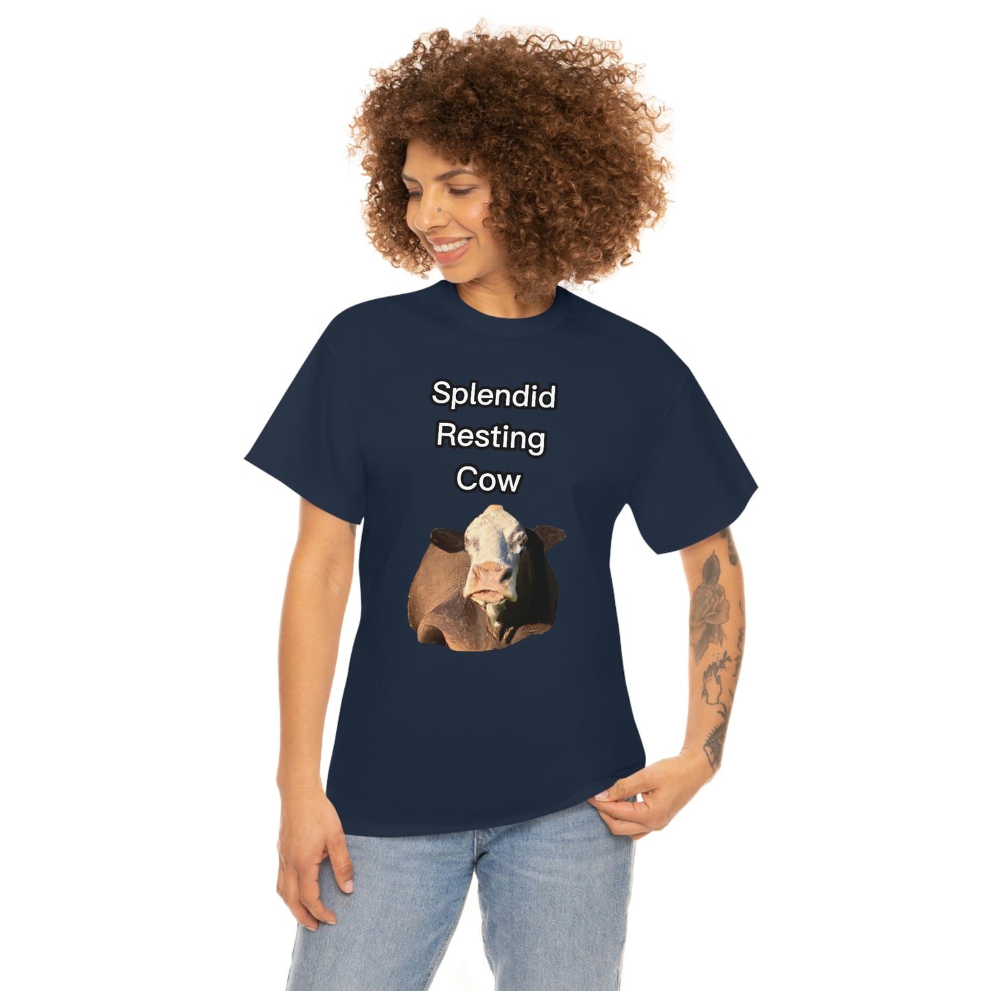 Splendid Resting Cow | Official Undertime Slopper Merch