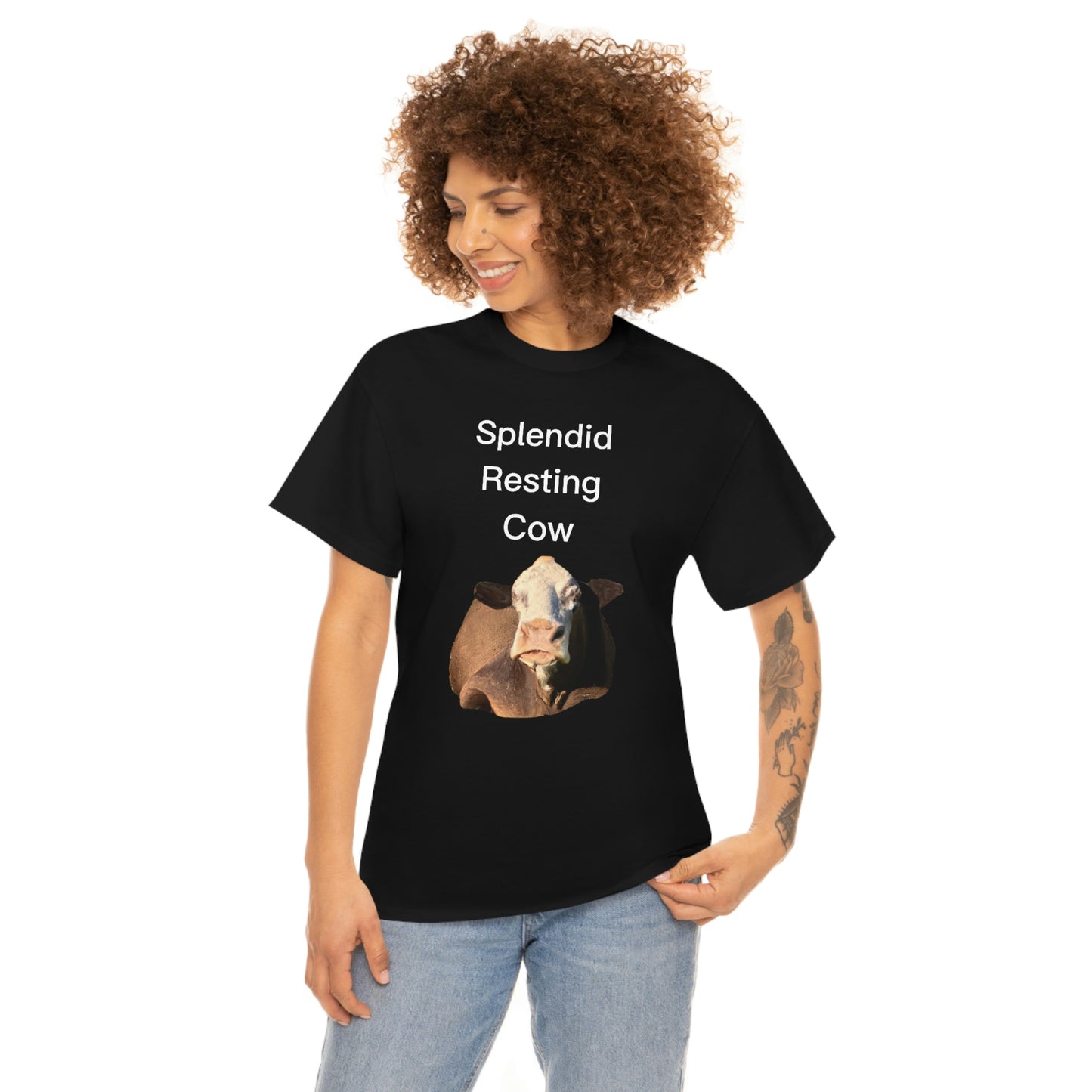Splendid Resting Cow | Official Undertime Slopper Merch