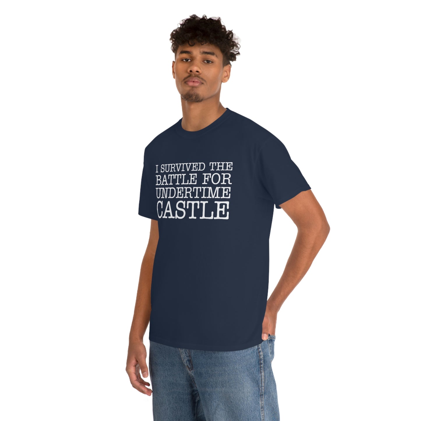 I Survived The Battle For Undertime Castle (White Text) | Official Undertime Slopper Merch