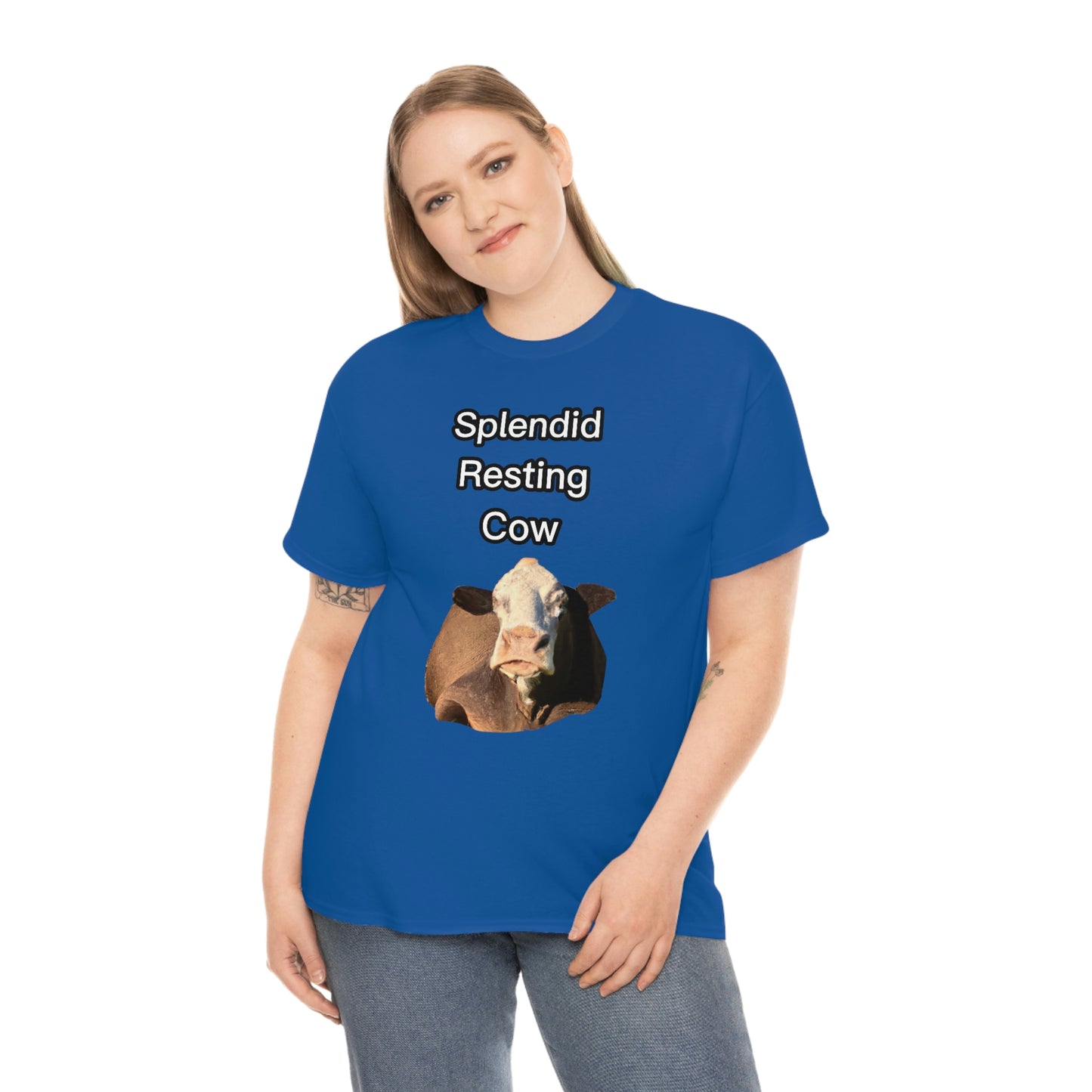 Splendid Resting Cow | Official Undertime Slopper Merch